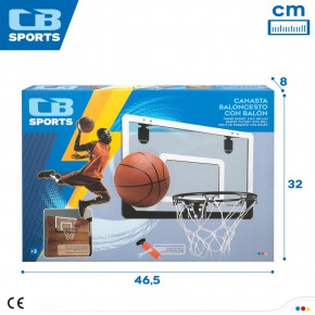 Tablero Con Canasta Baloncesto Y Balón Cb Sports con Ofertas en Carrefour