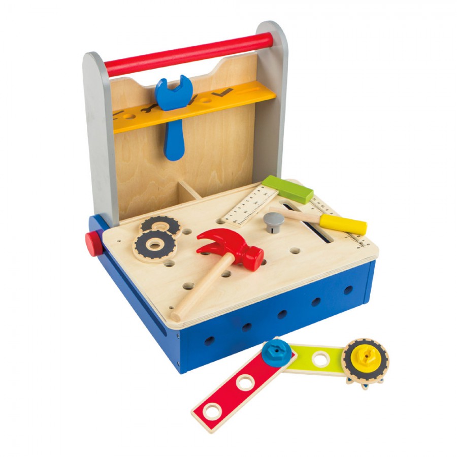 Caja herramientas juguete-Juguetes de madera