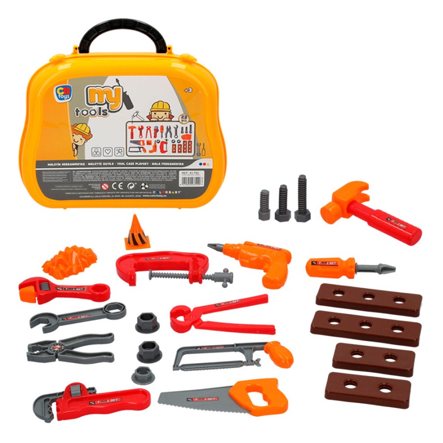 Maletín de herramientas de juguete 23 piezas