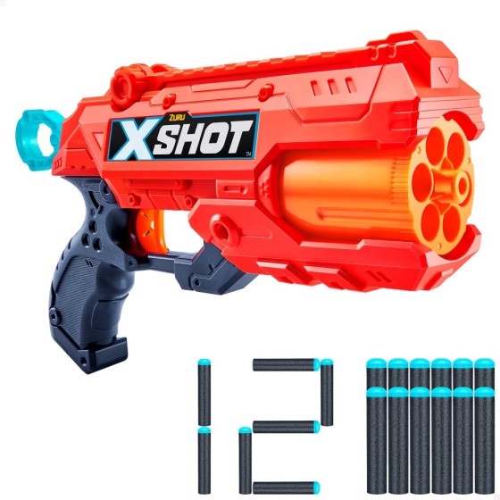 Pistola dardos goma espuma reflex x-shot excel juguetes niños 8 años