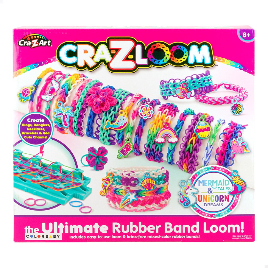 Kit pulseras de goma con telar Cra-Z-Loom