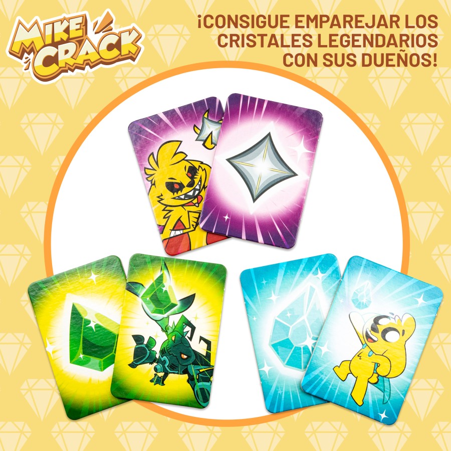 Juego cartas oficial Mikecrack No mines más | Juguetes Online