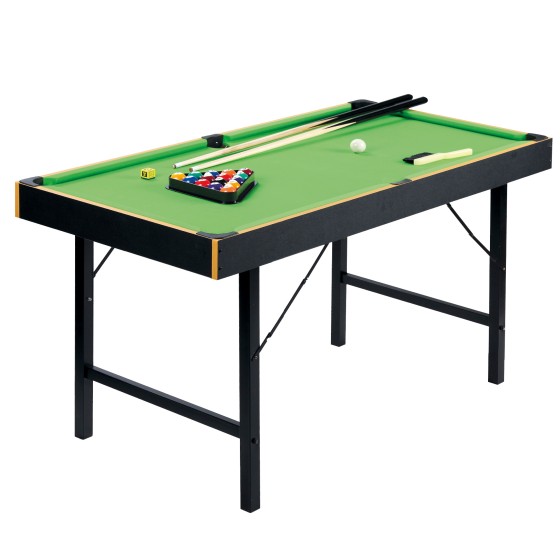 Mesa de billar de madera con patas 121x61x73 cm CB Games