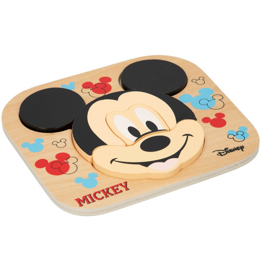 Puzzle Madera 6 piezas Mickey Mouse