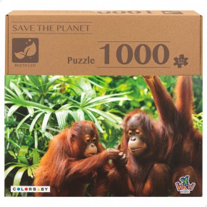 Puzzle infantil orangutanes...