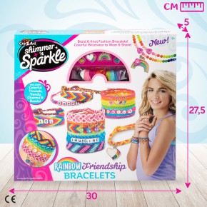 Shimmer 'n Sparkle Kit para hacer pulseras trenzadas