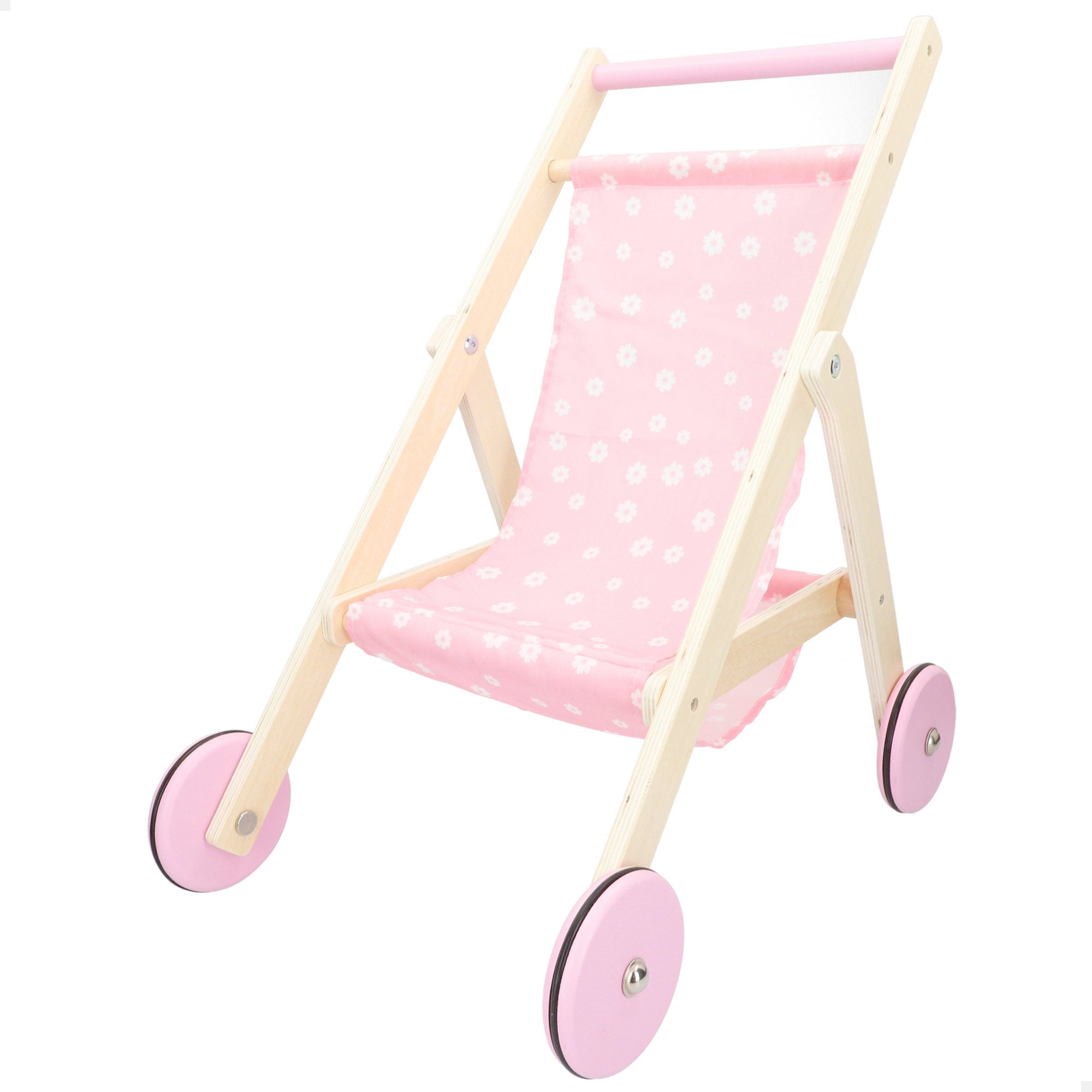 WOOMAX Carrito muñeca 36 cm madera