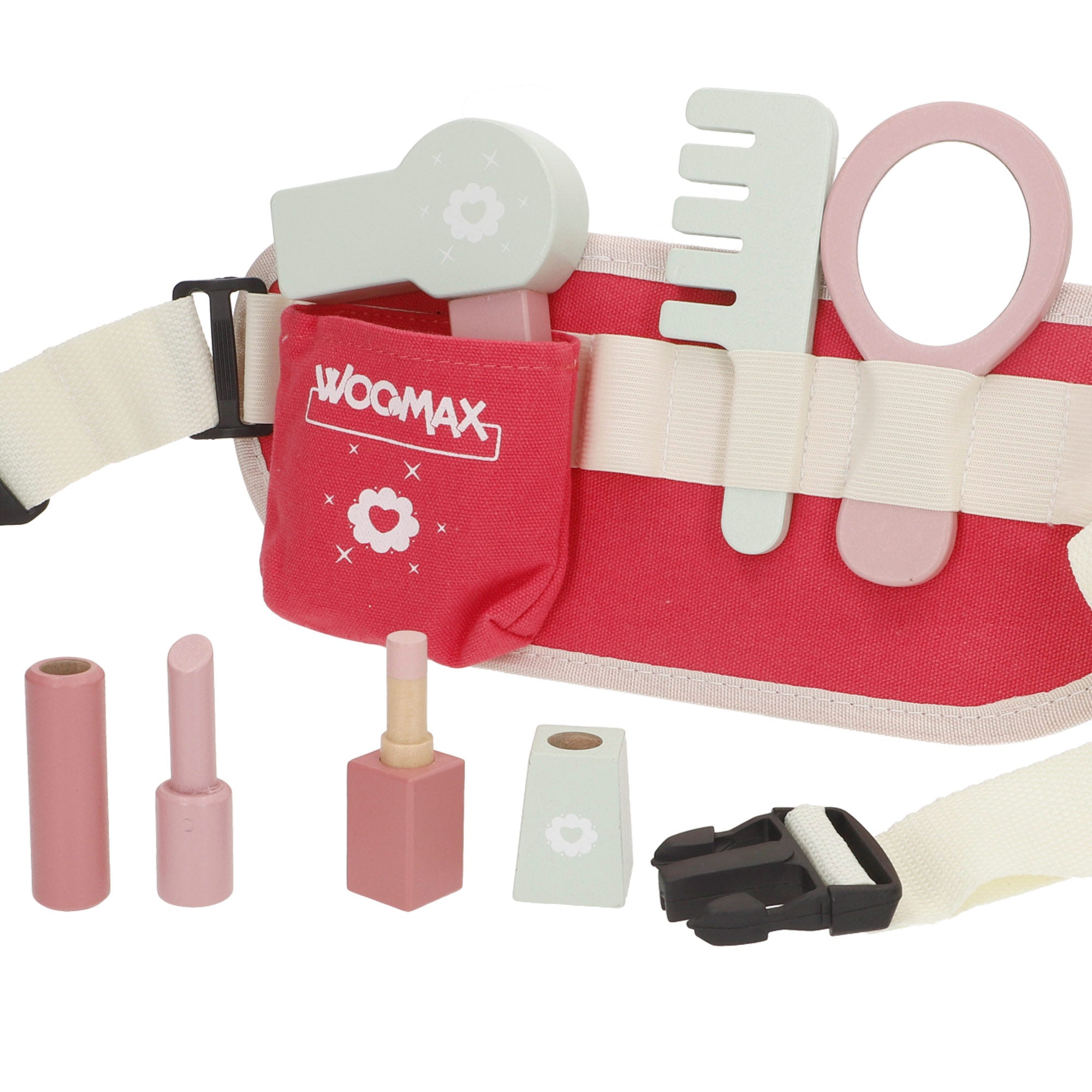 WOOMAX Juego belleza con cinturón para utensilios