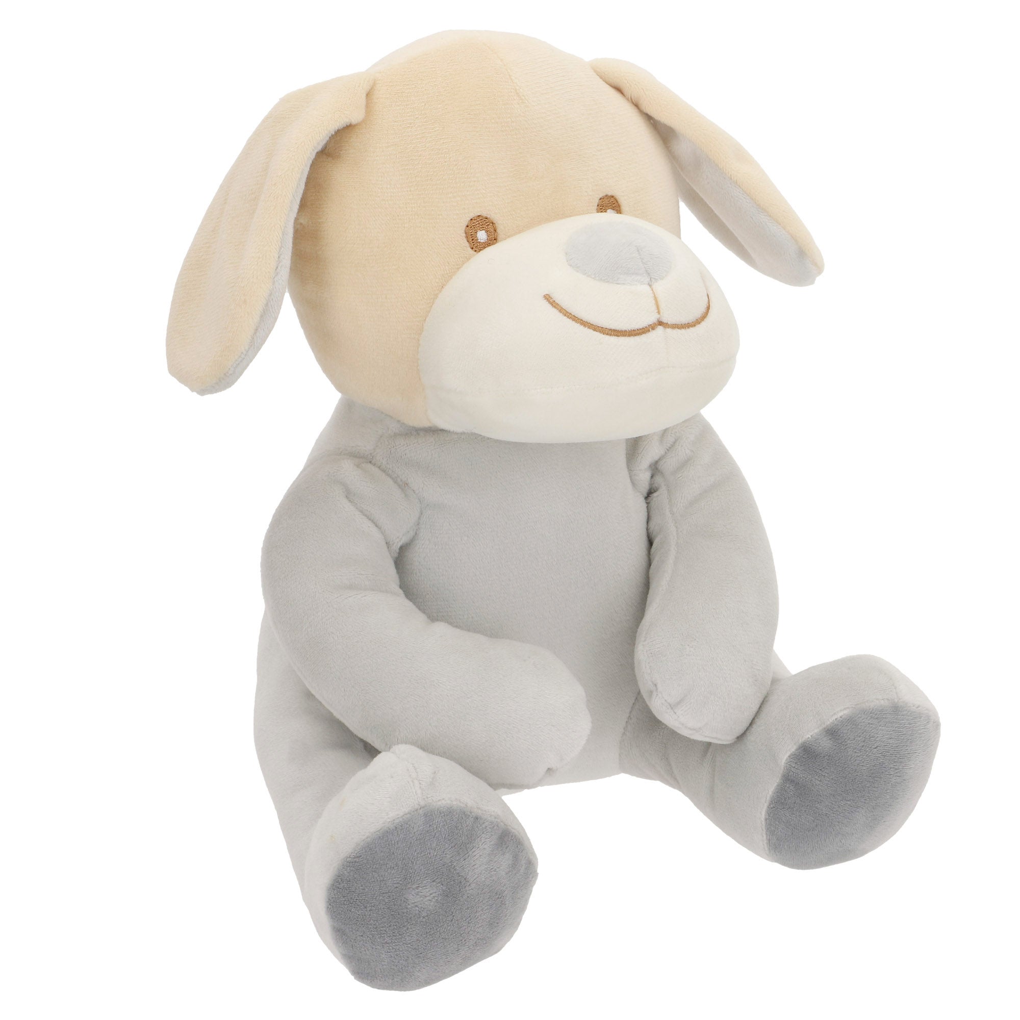 Peluche perrito con manta para bebé 25 cm Genial Baby