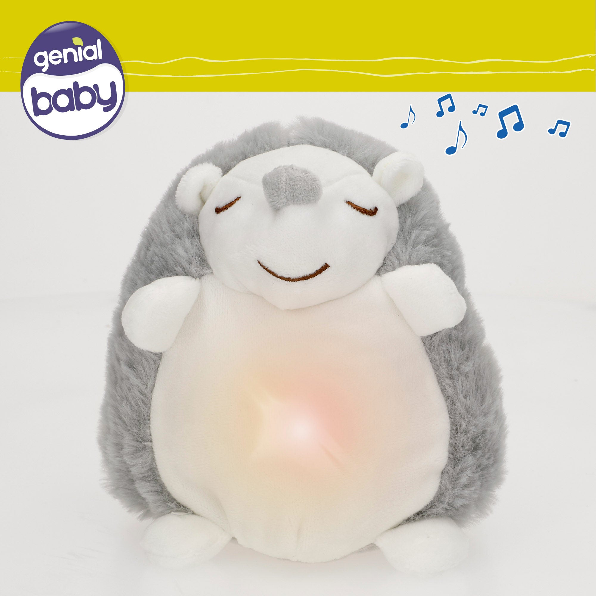 Peluche con luz y sonido erizo Genial Baby