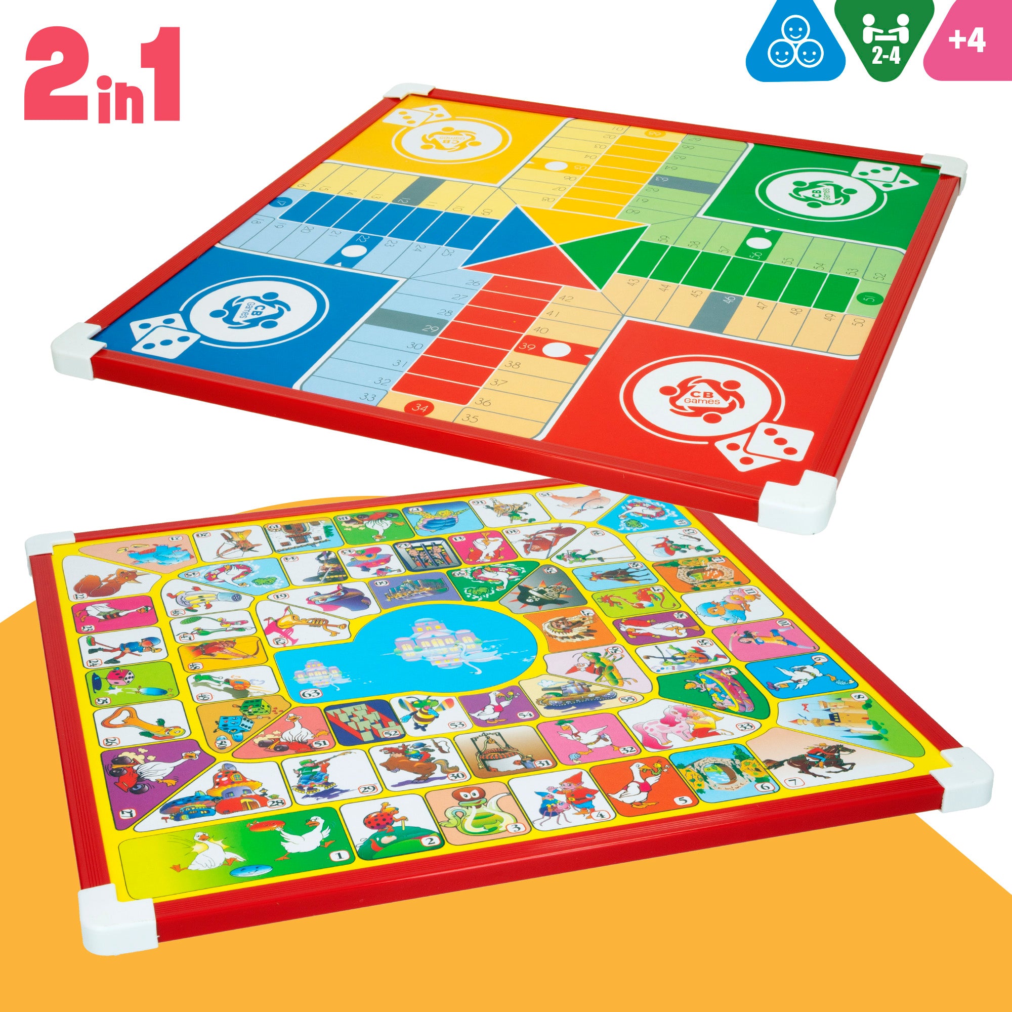 Juegos de mesa para niños oca y parchís CB Games