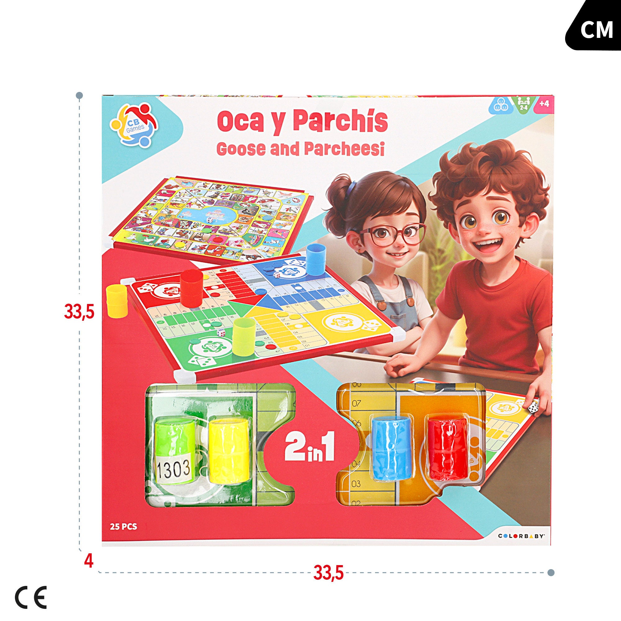 Juegos de mesa para niños oca y parchís CB Games