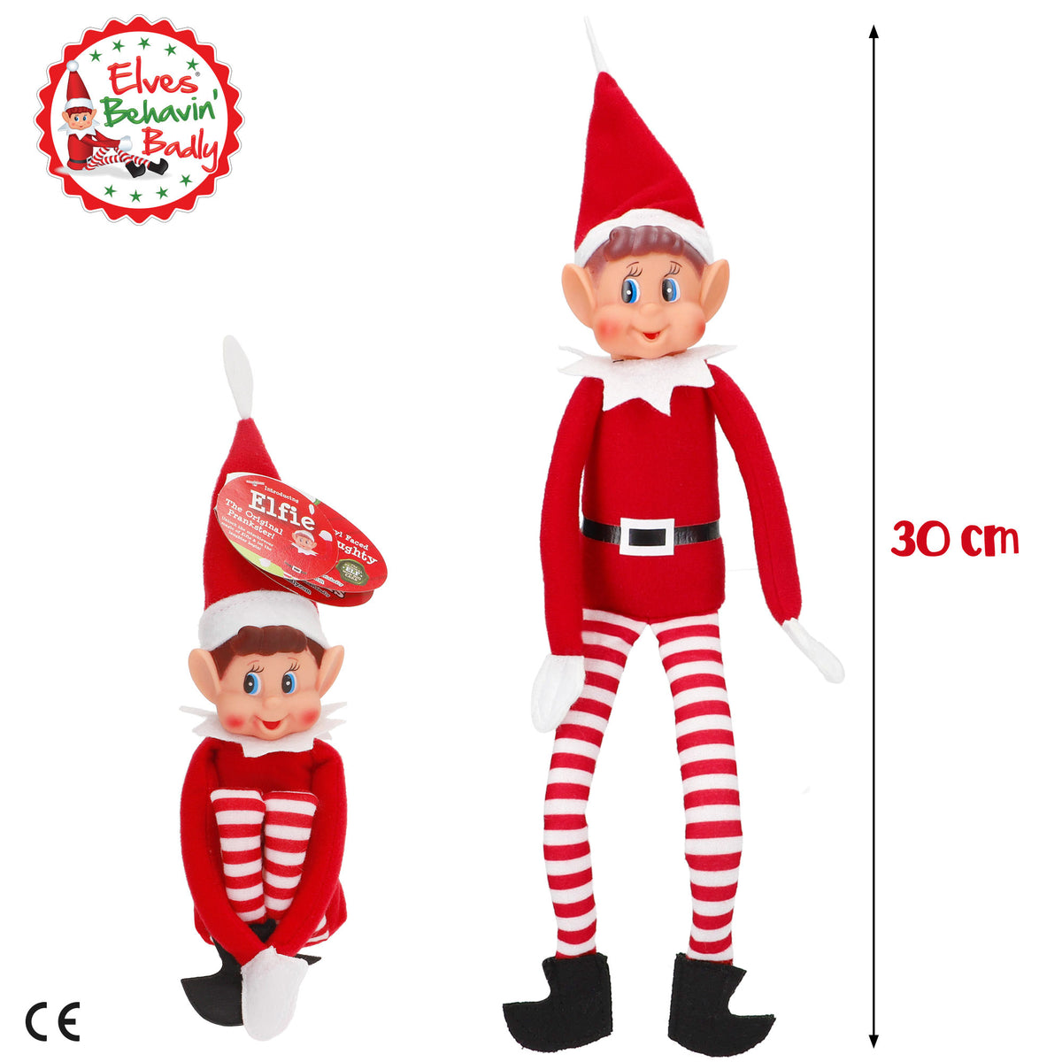 Elves Behavin' Badly Pack 3 elfos traviesos originales 30 cm