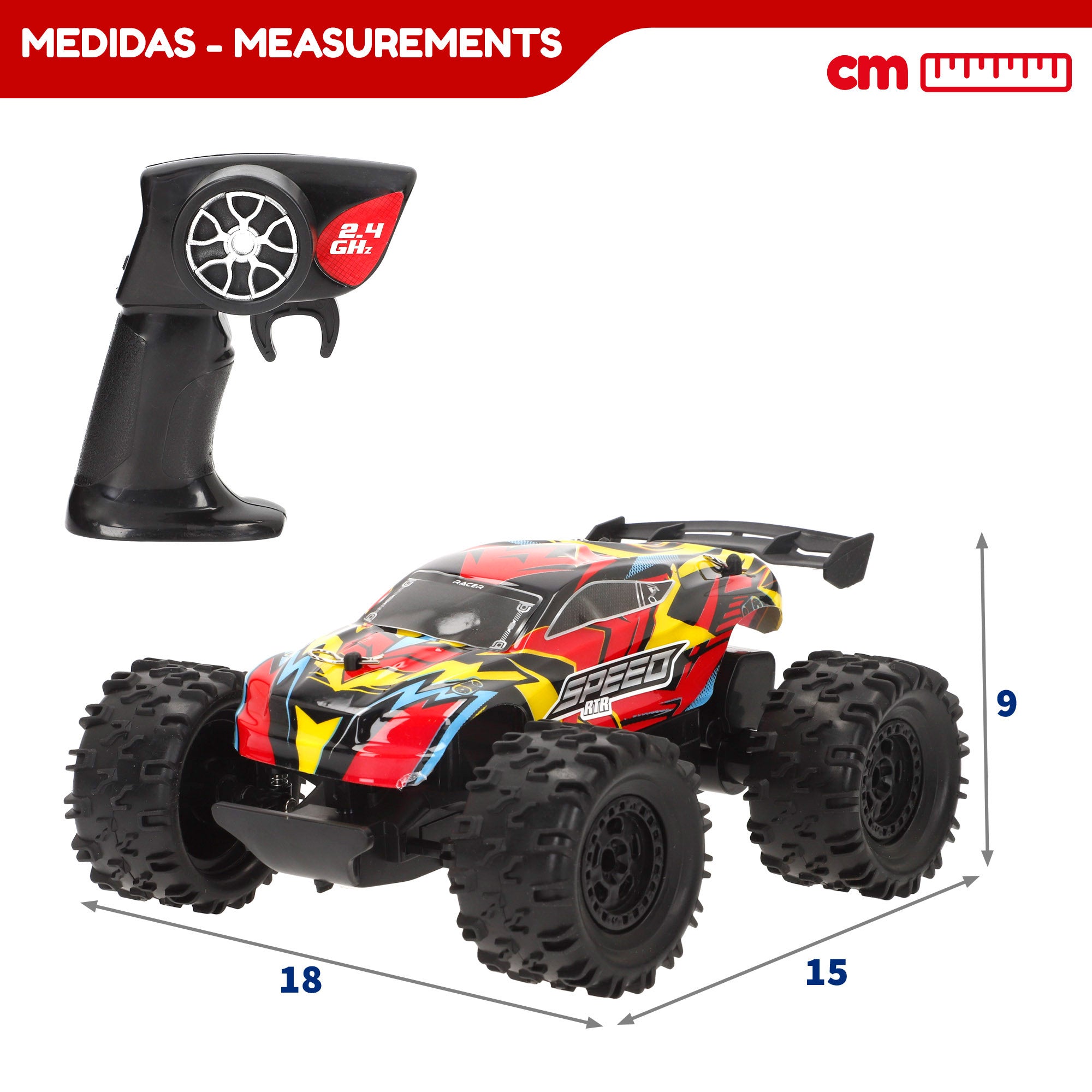 Coche teledirigido RC Racer Speed & Go