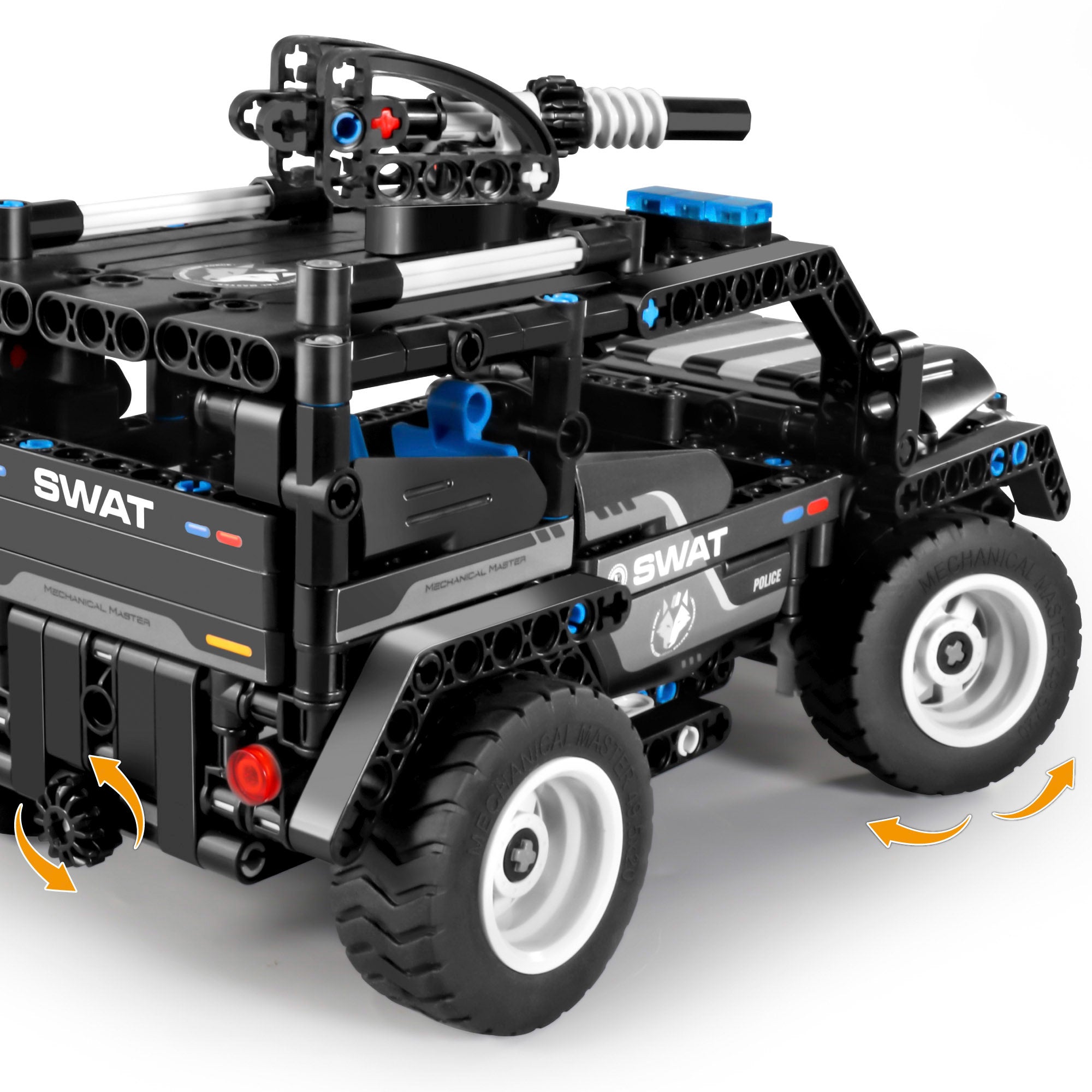 BYM Coche desmontable juguete todoterreno 391 piezas