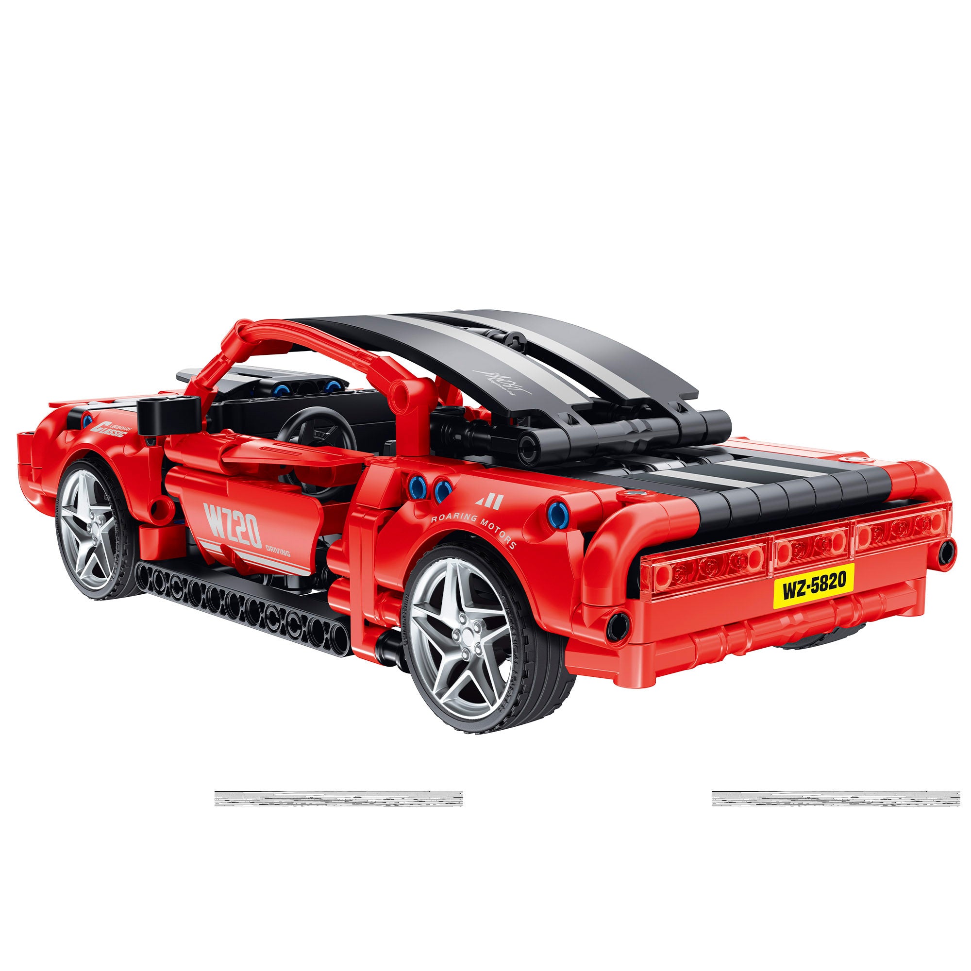 BYM Coche desmontable juguete muscle car 457 piezas