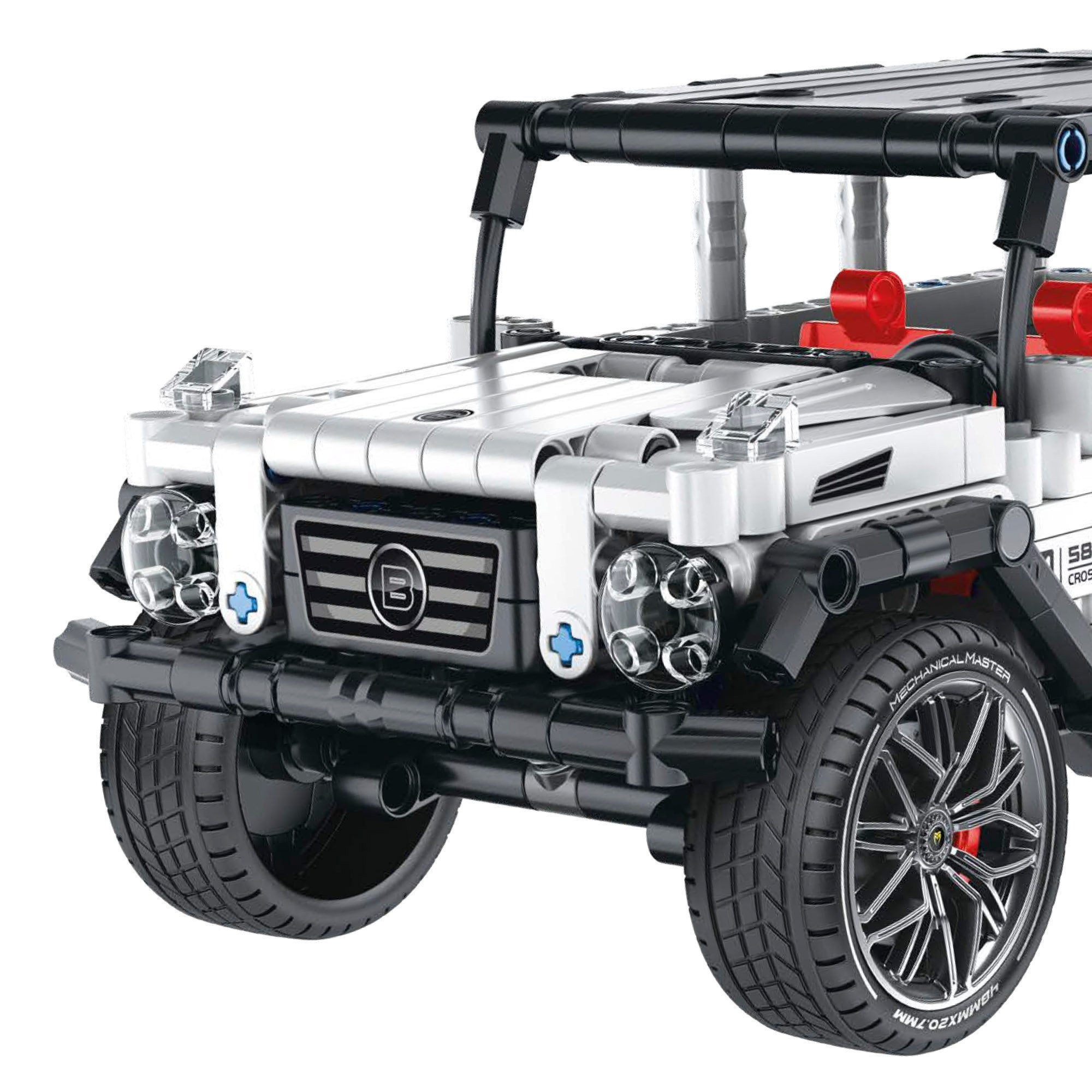 BYM Coche desmontable juguete todoterreno 434 piezas