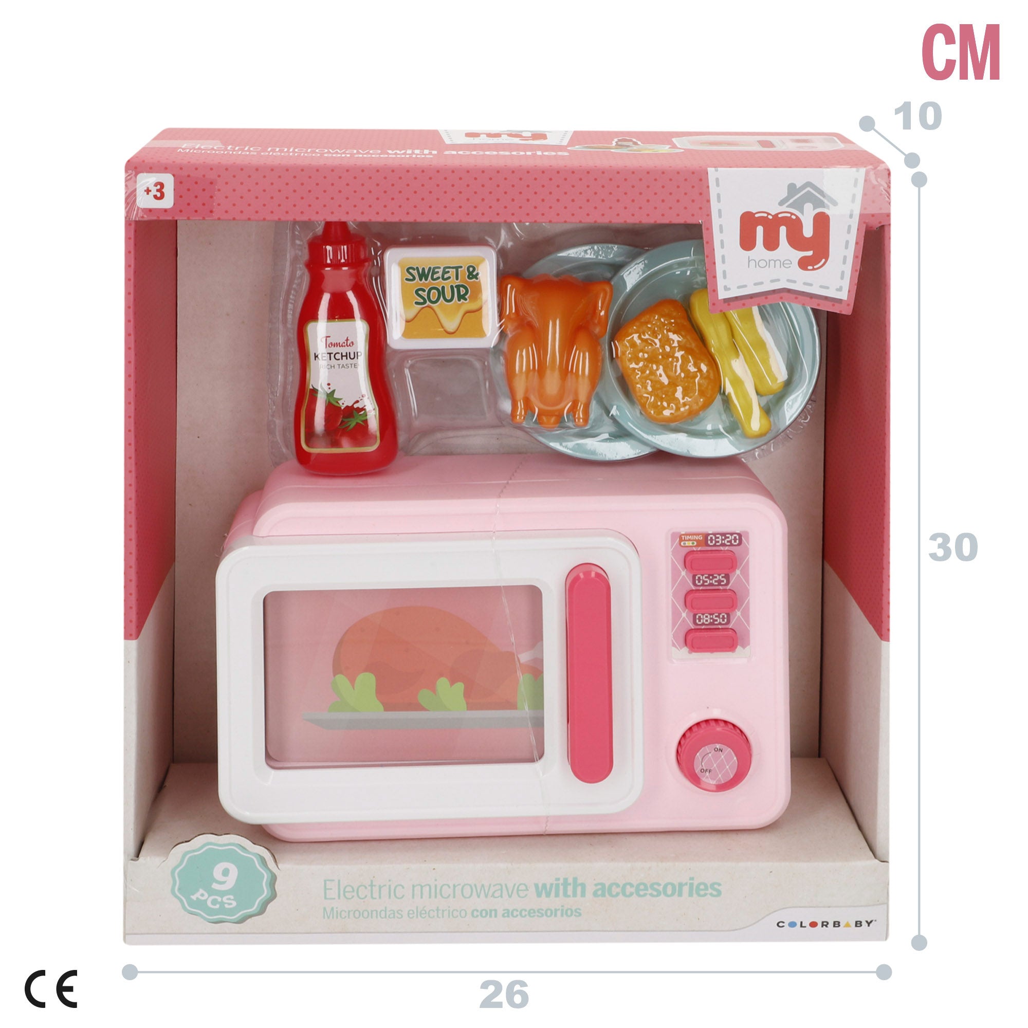 Microondas juguete con luz y sonido My Home