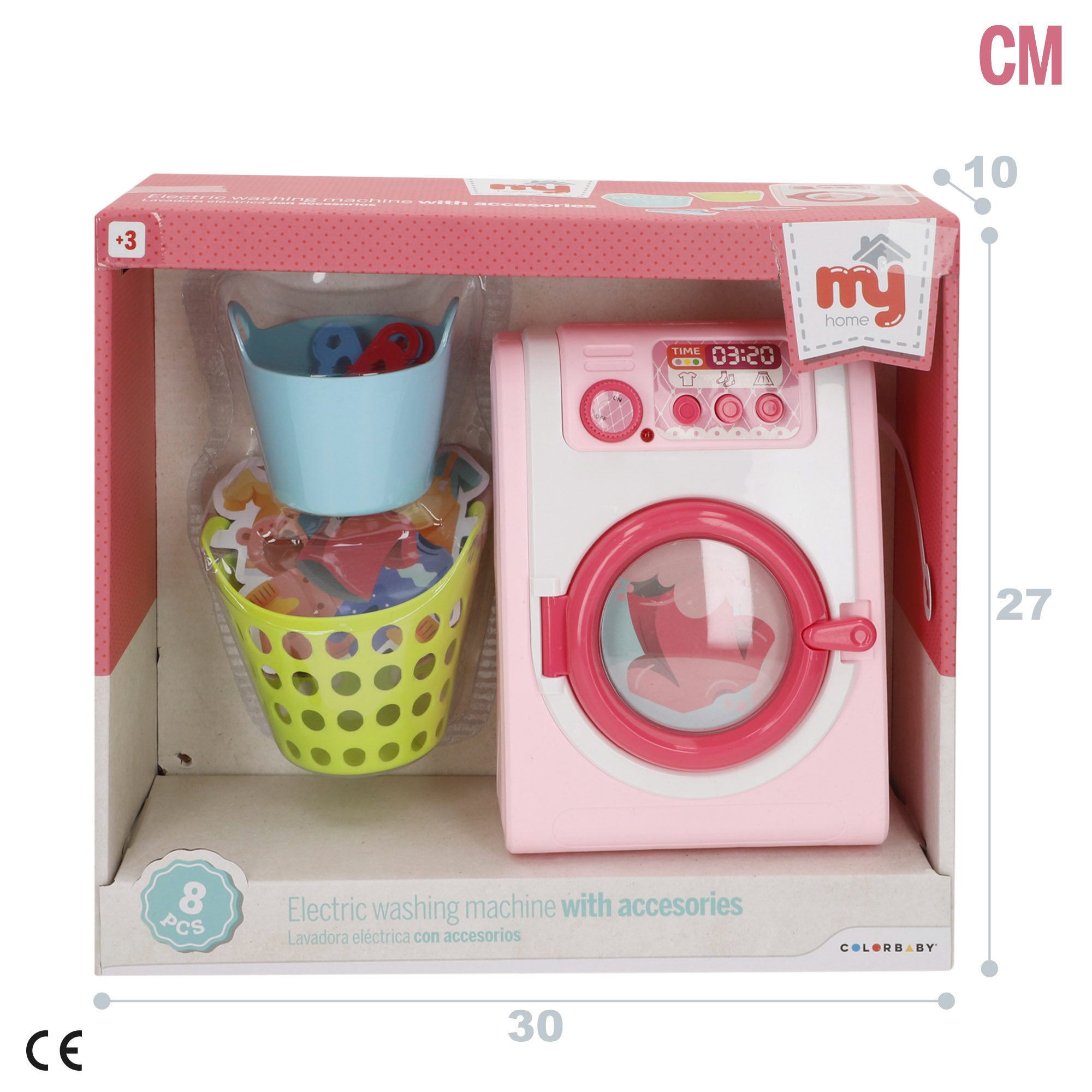 Lavadora juguete con luz y sonido My Home