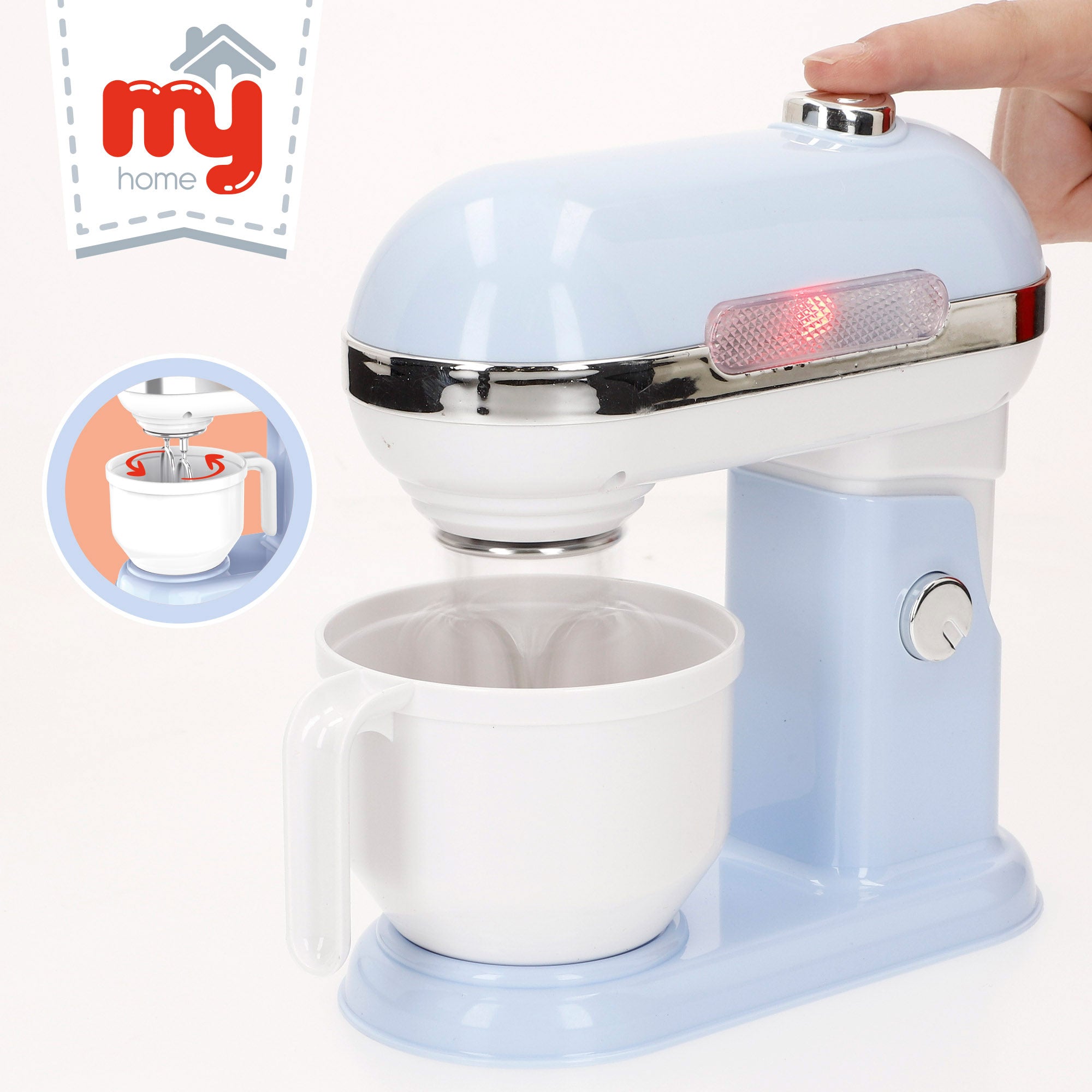 Batidora eléctrica de juguete con luz y sonidos My Home