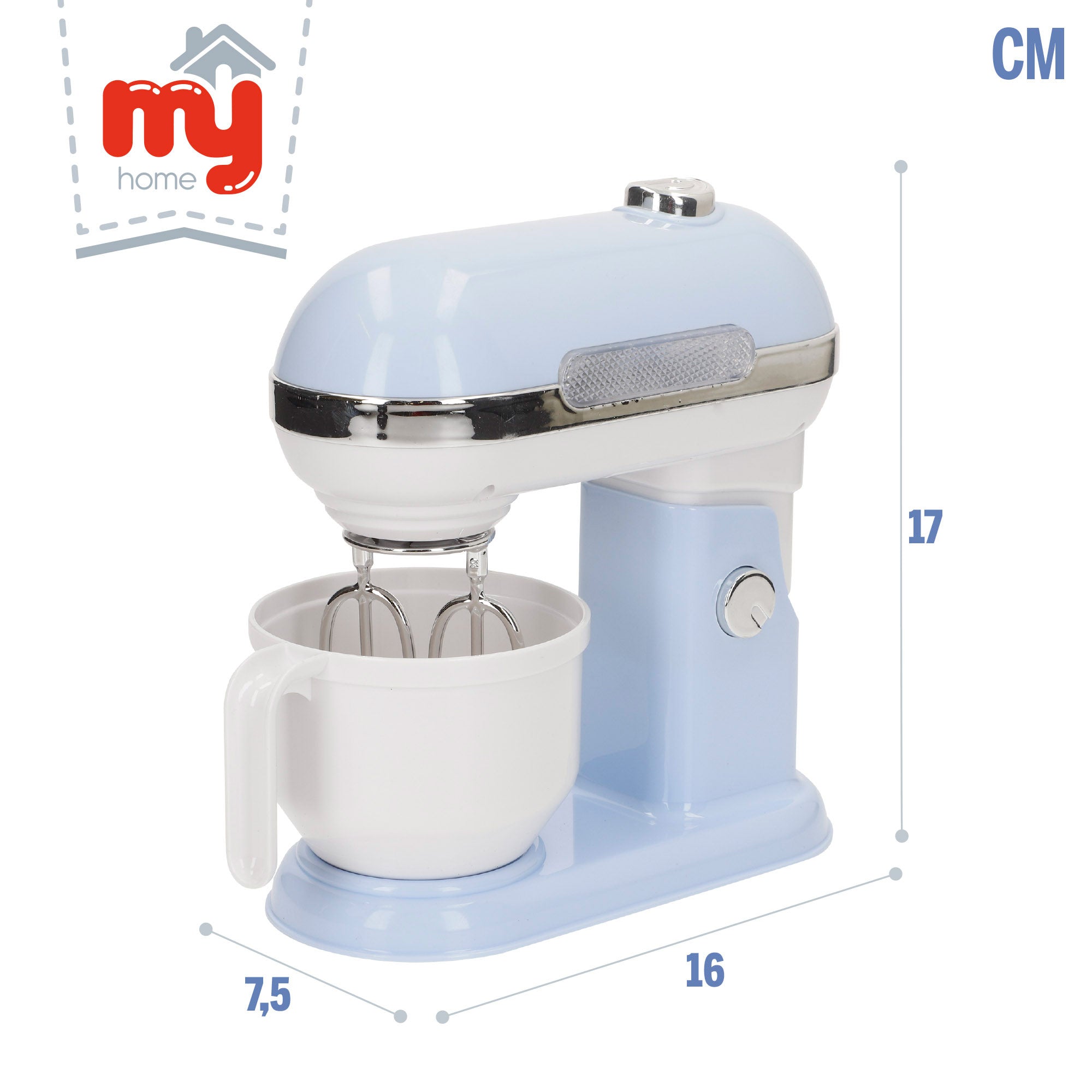 Batidora eléctrica de juguete con luz y sonidos My Home