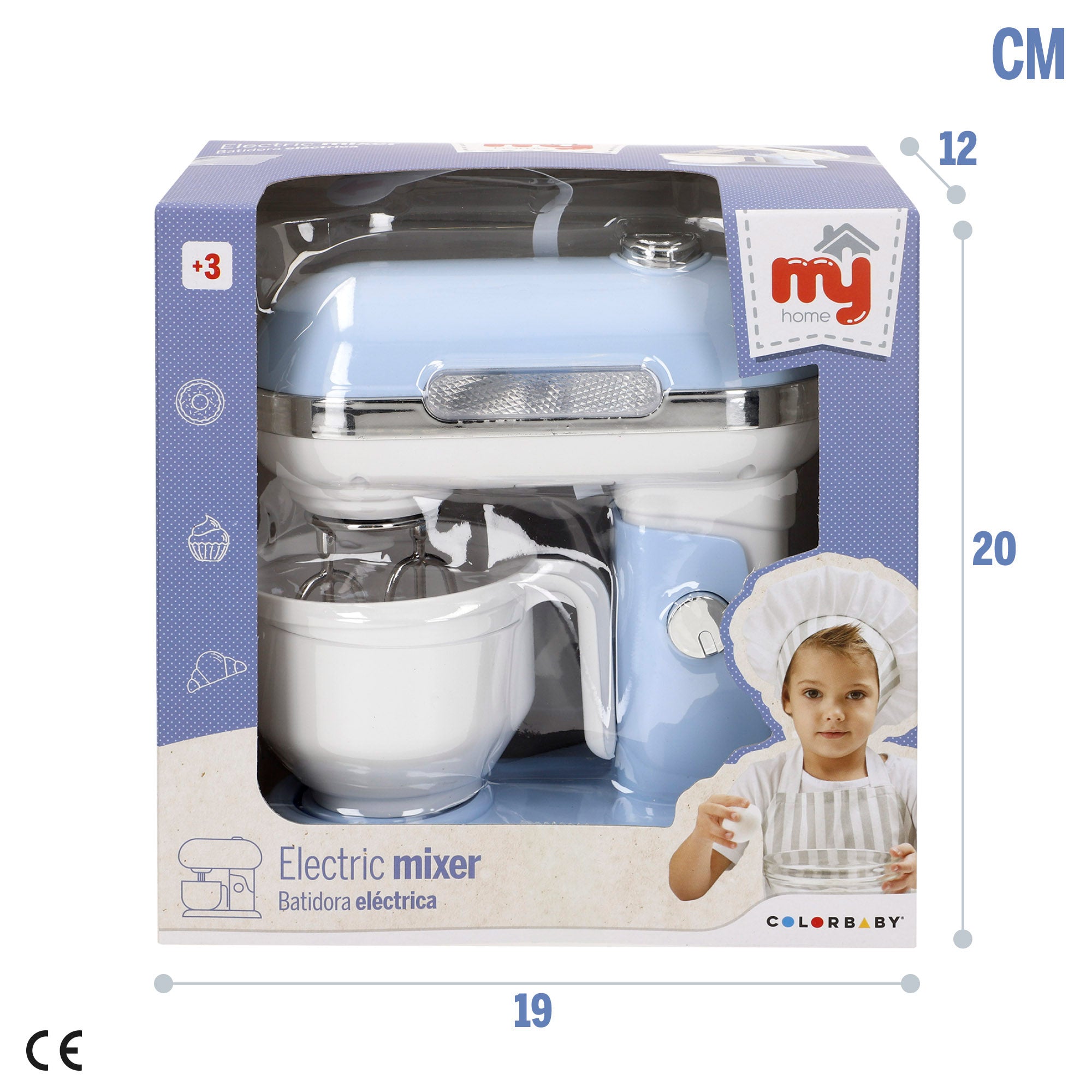 Batidora eléctrica de juguete con luz y sonidos My Home