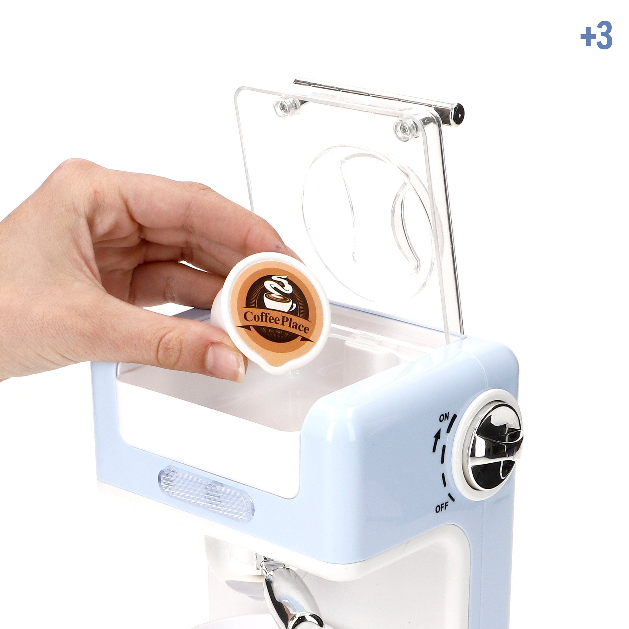 Cafetera eléctrica de juguete con luz y sonido My Home