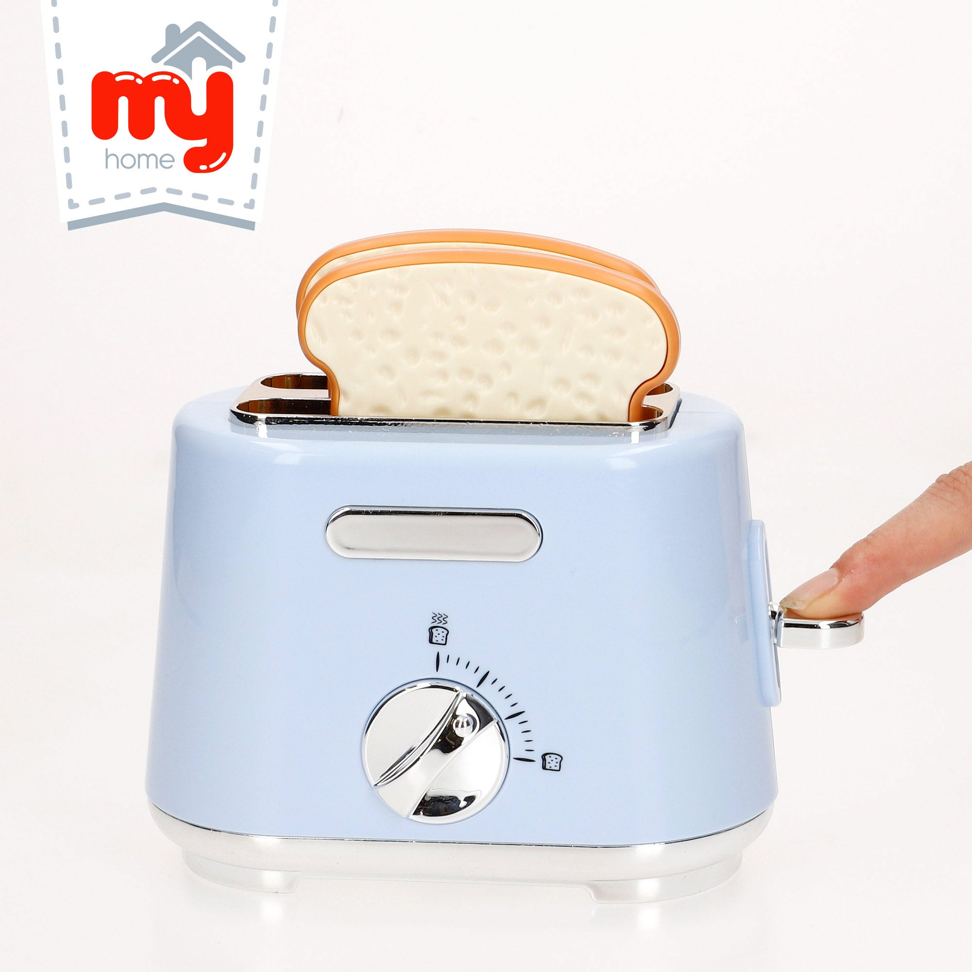 Tostadora de juguete realista con tostadas My Home
