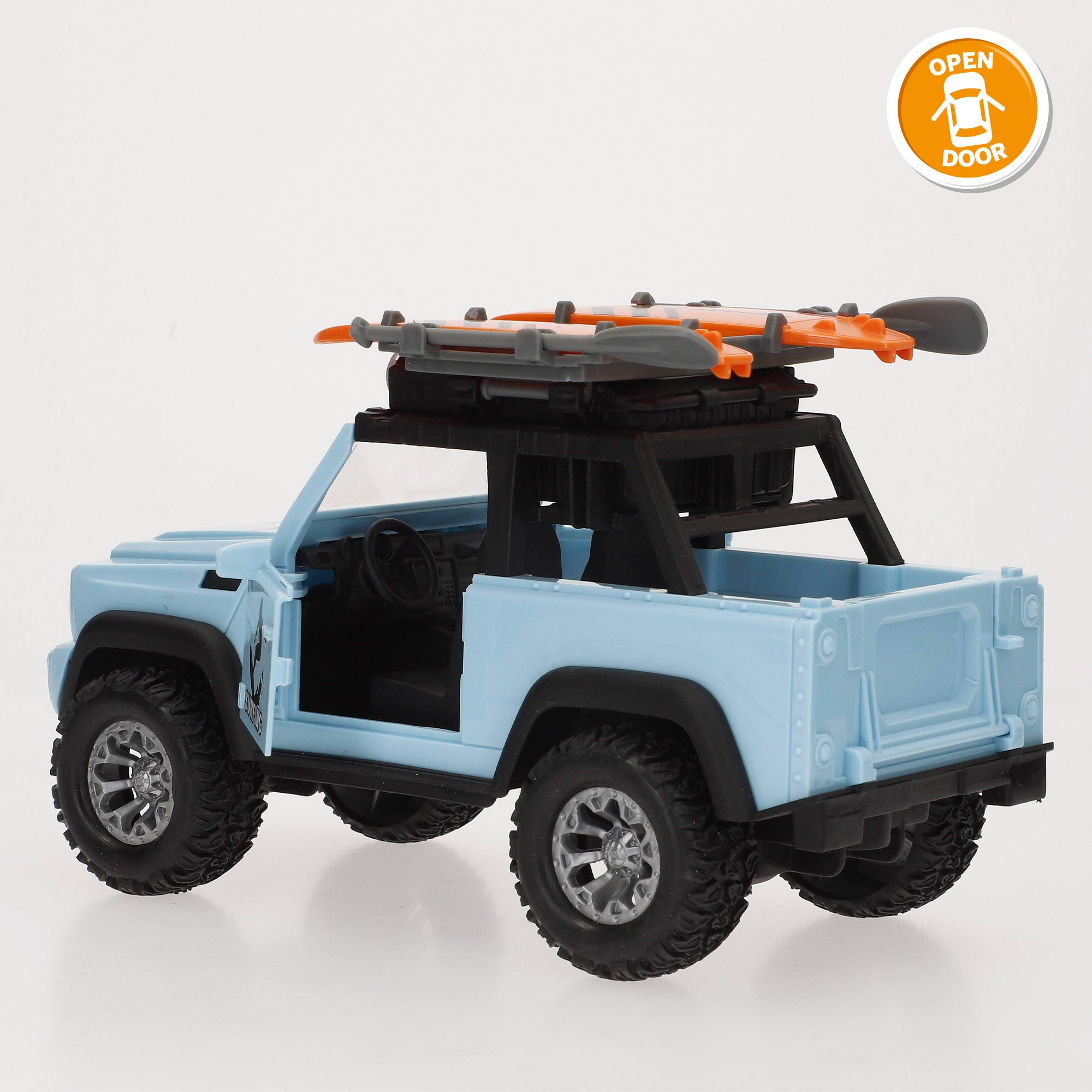 Coche todoterreno surf fricción con luz y sonido 1:16 Speed & Go