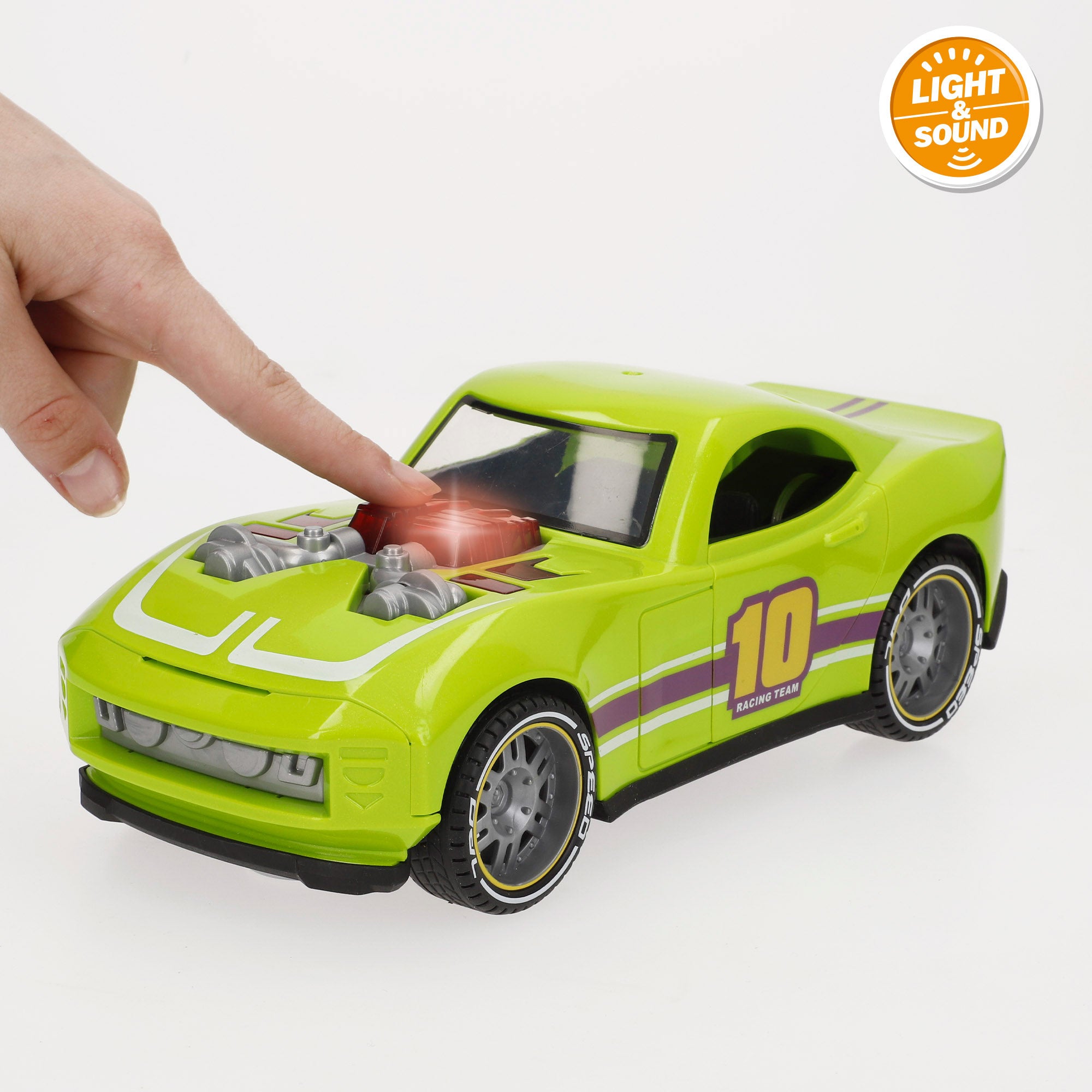 Coche racing fricción con luz y sonido 1:14 Speed & Go