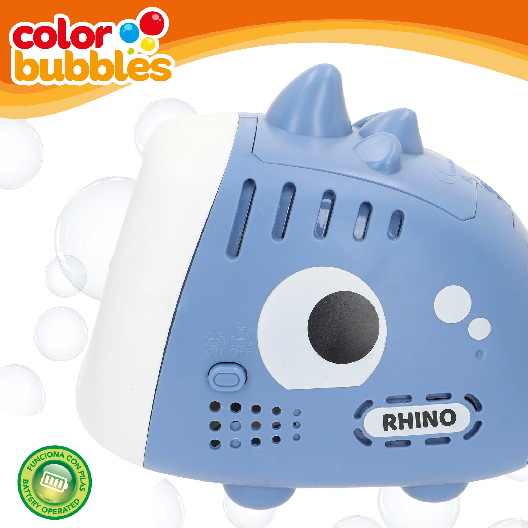 Máquina de burbujas eléctrica Rhino Color Bubbles