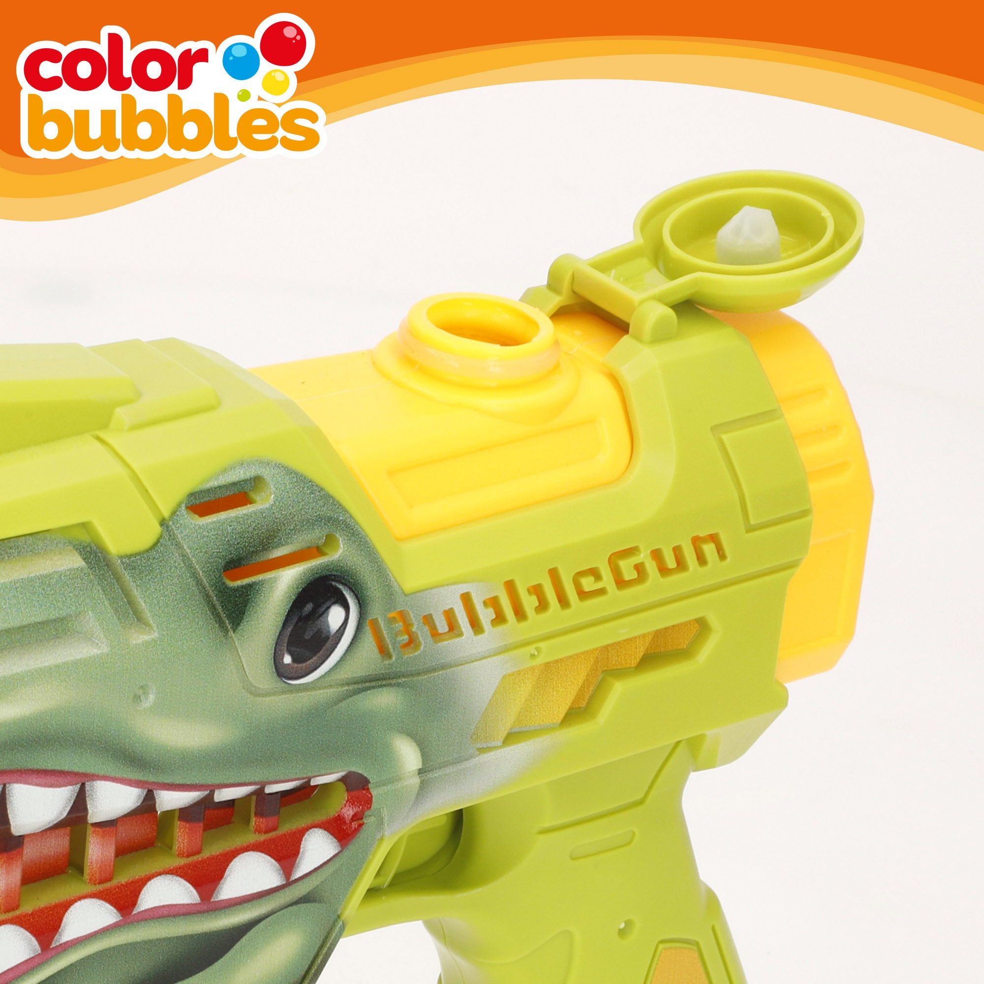 Pistola de pompas eléctrica junior Color Bubbles