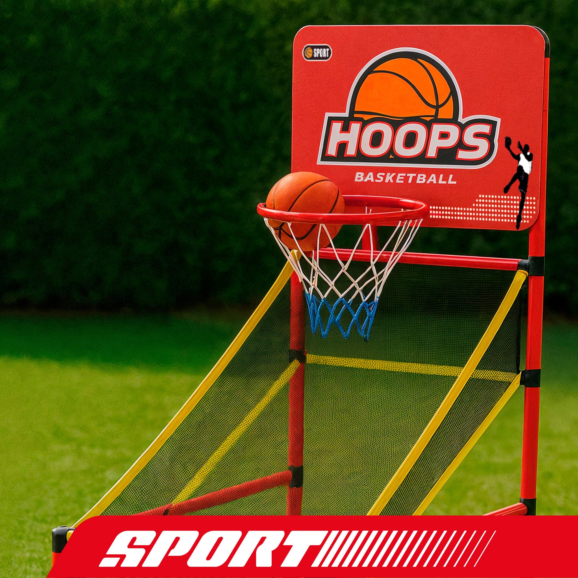 Canasta de baloncesto estructura retorno automático CB Sports