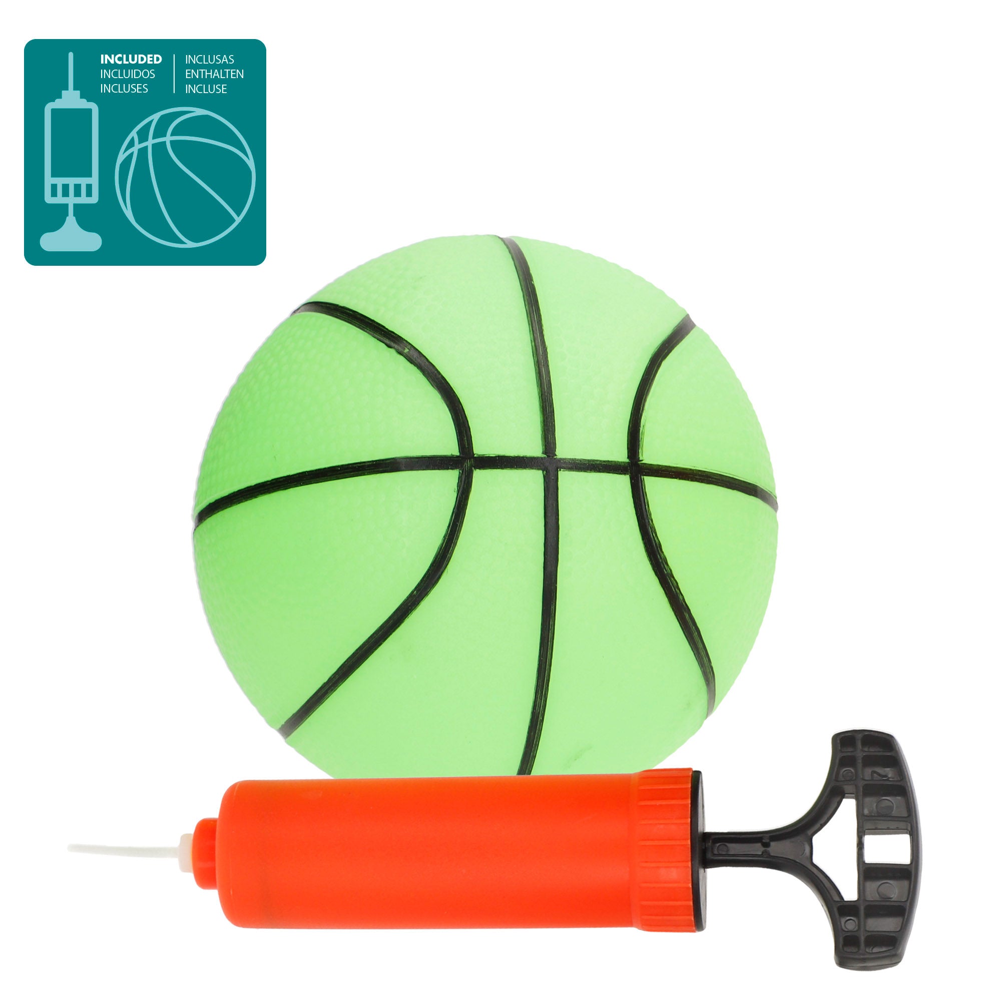 Canasta de baloncesto junior fluorescente CB Sports