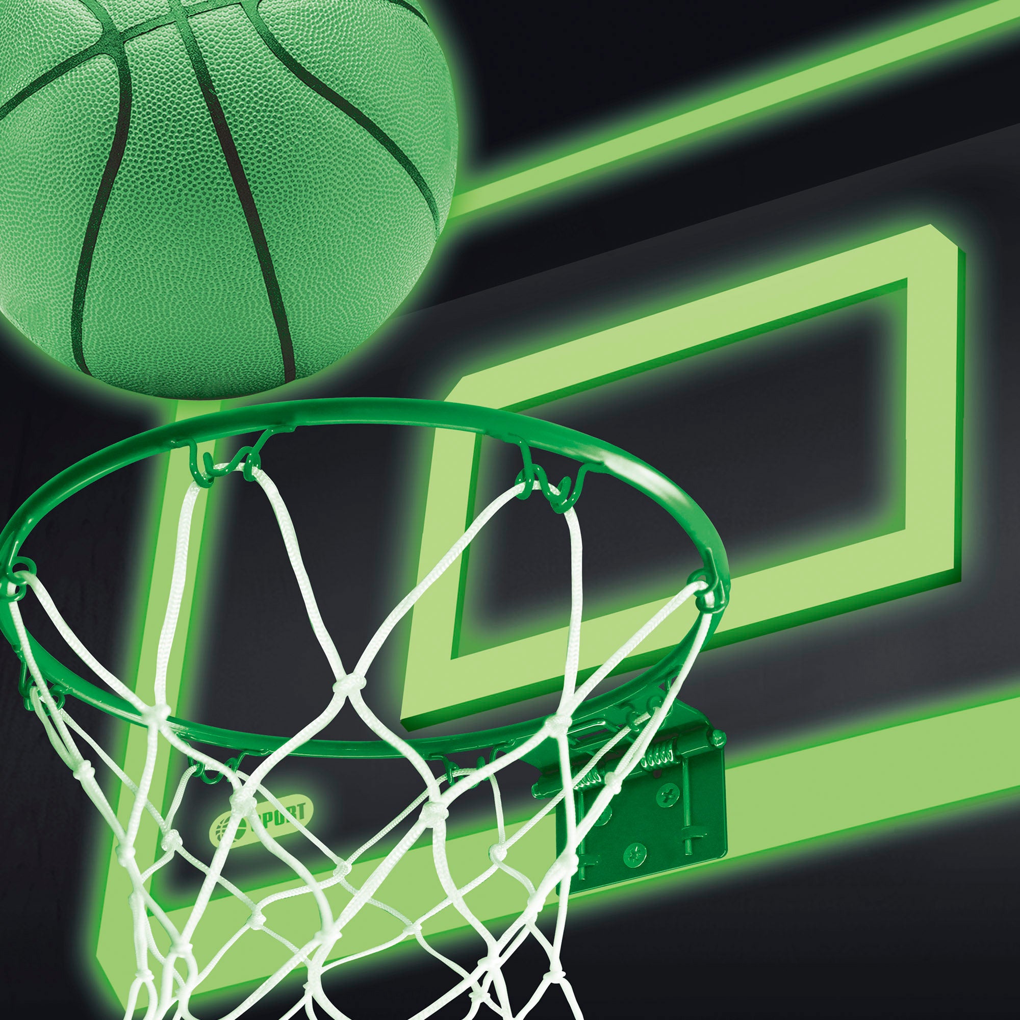 Canasta de baloncesto junior fluorescente CB Sports