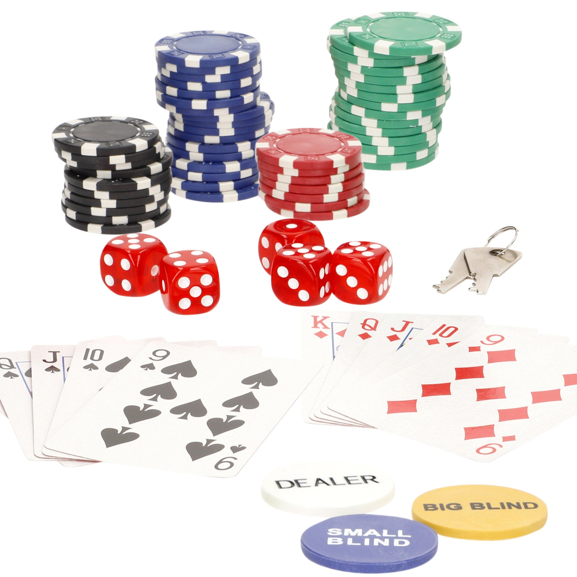 Set póker Texas Hold'em 110 piezas con maletín CB Games