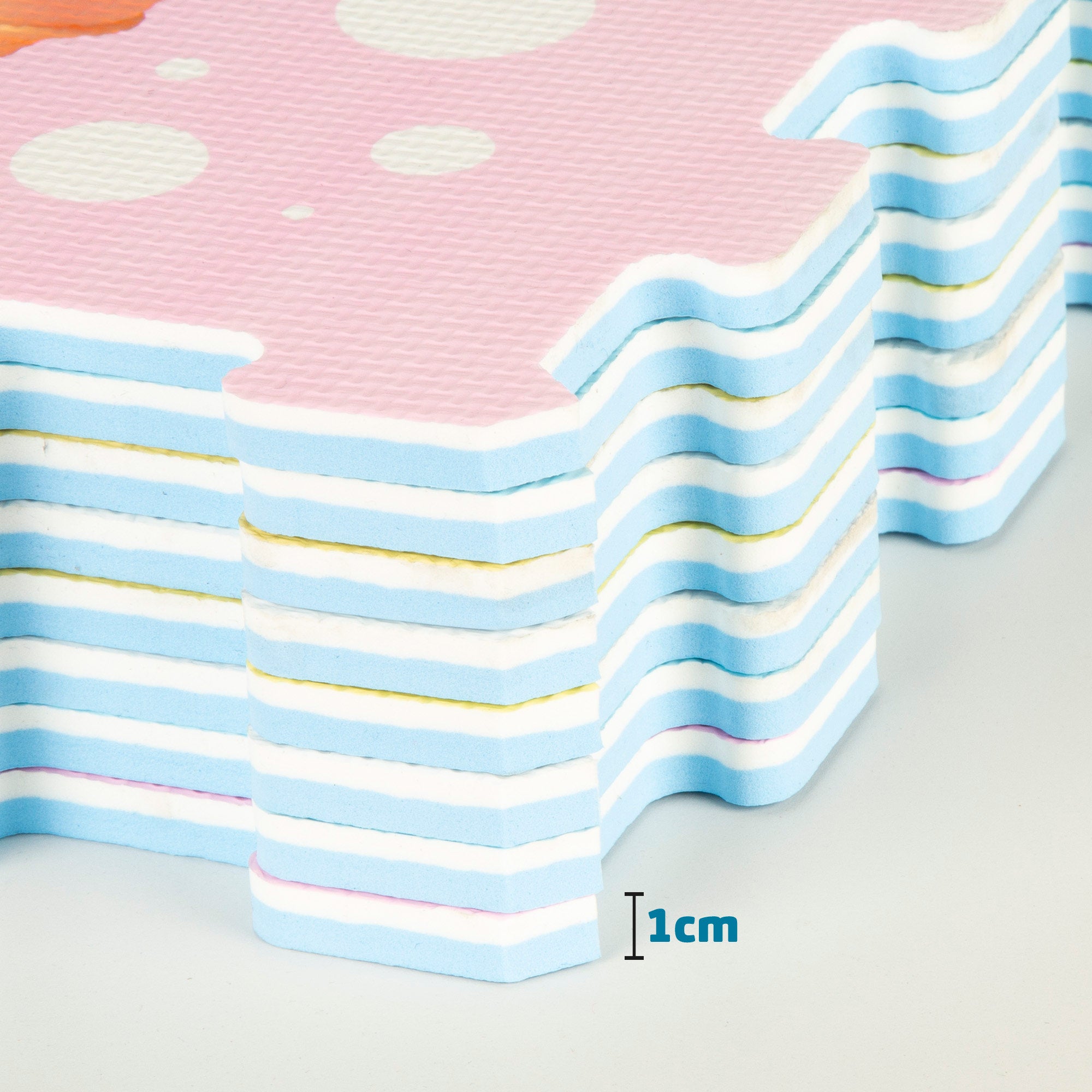 Alfombra puzle bebés unicornio 8 piezas goma EVA C'Baby