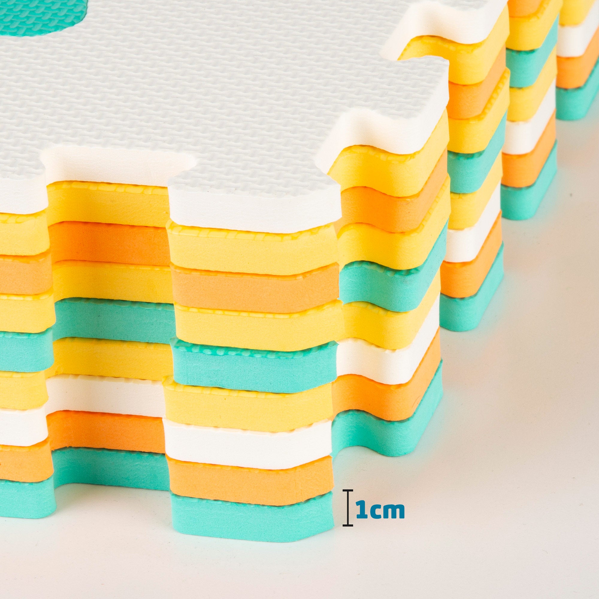 Alfombra puzle bebés vehículos 9 piezas goma EVA C'Baby