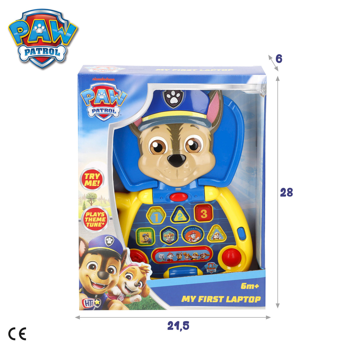 La Patrulla Canina Chase Mi primer ordenador
