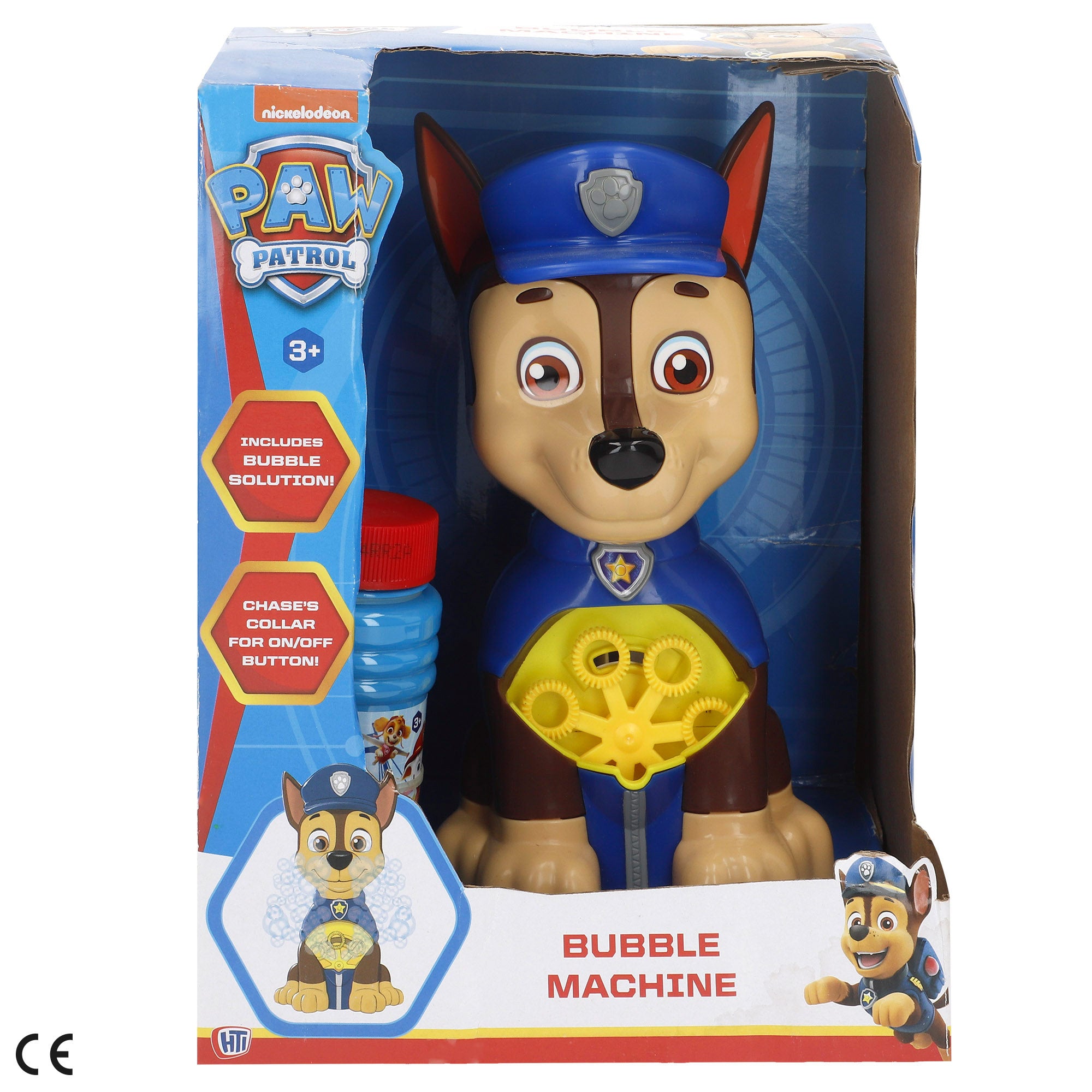 La Patrulla Canina Chase Máquina de pompas de jabón eléctrica 118 ml