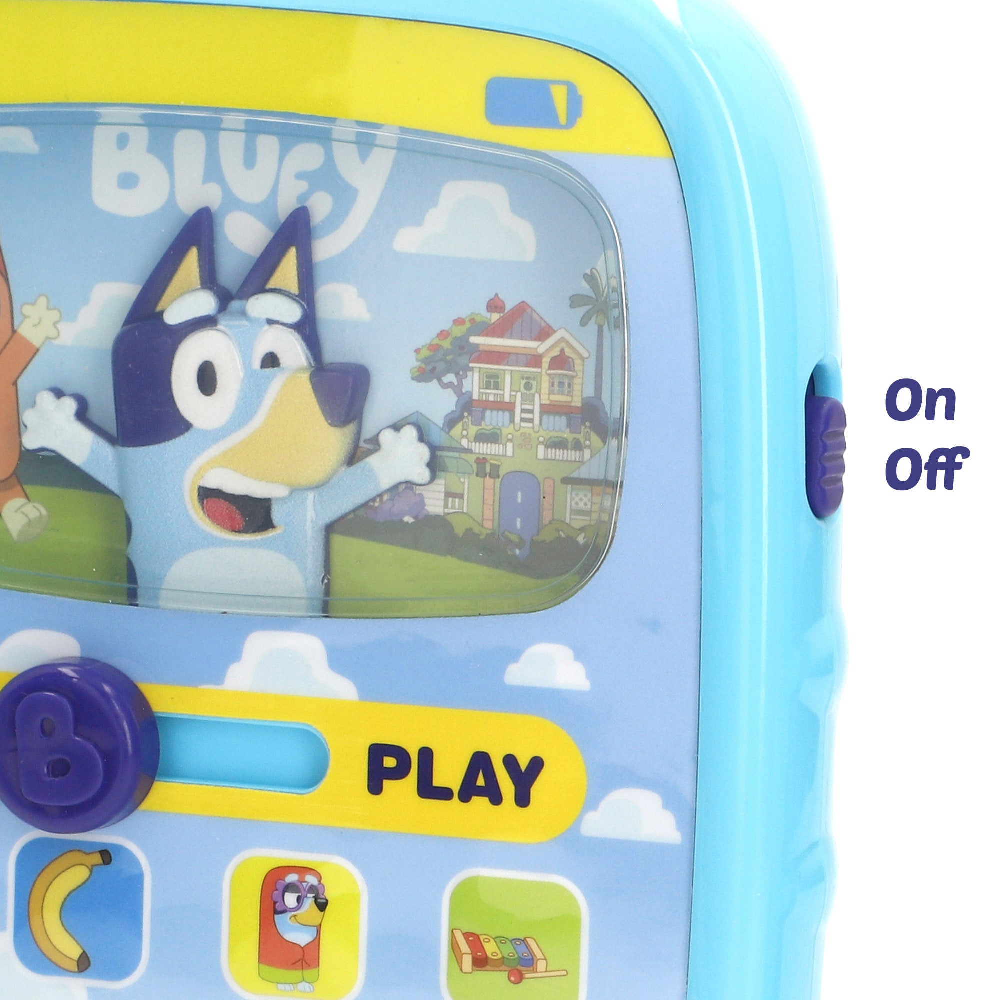 Bluey Set tablet y mando a distancia bebé con luz, sonidos y palabras en inglés