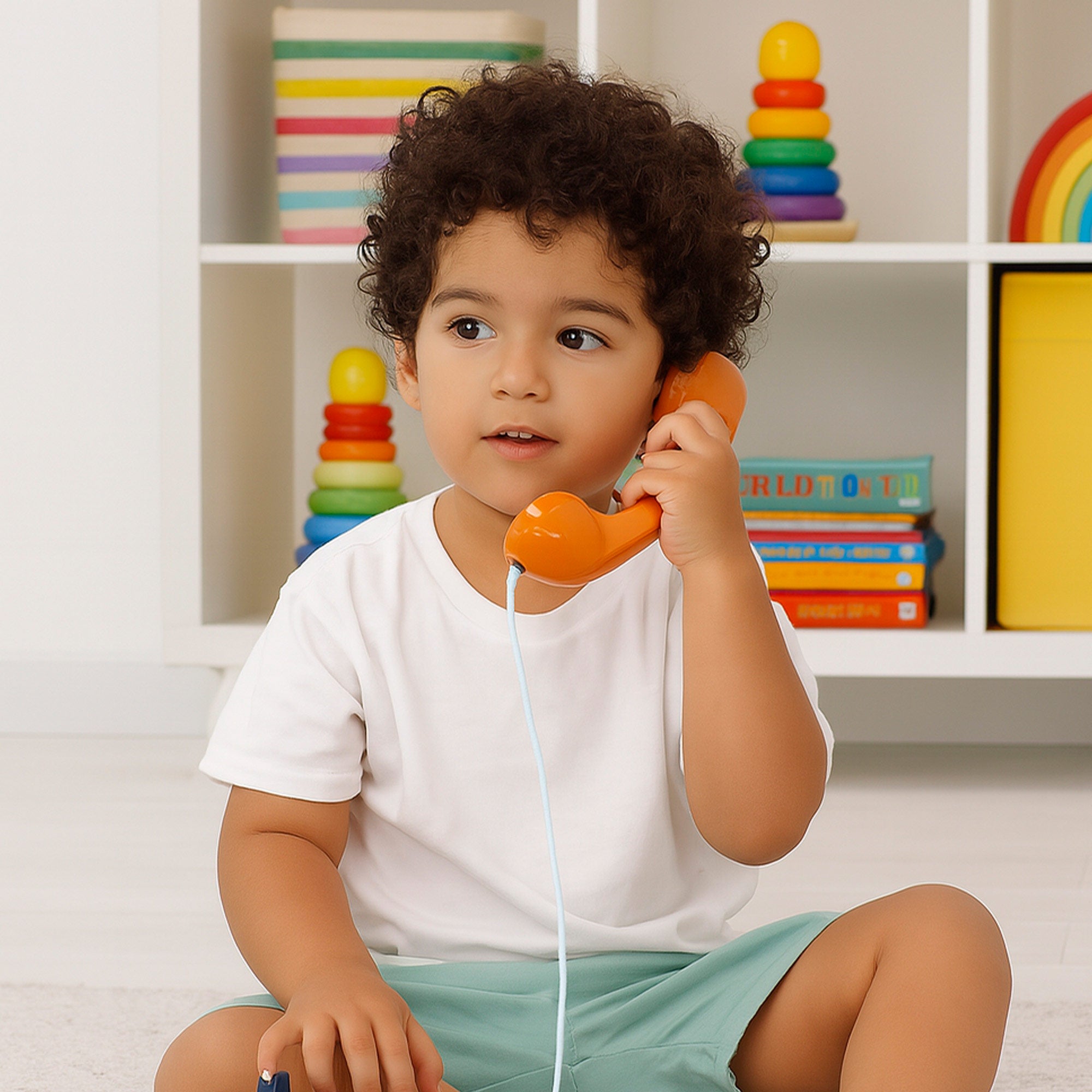 Bluey Teléfono interactivo de juguete con sonidos y melodías