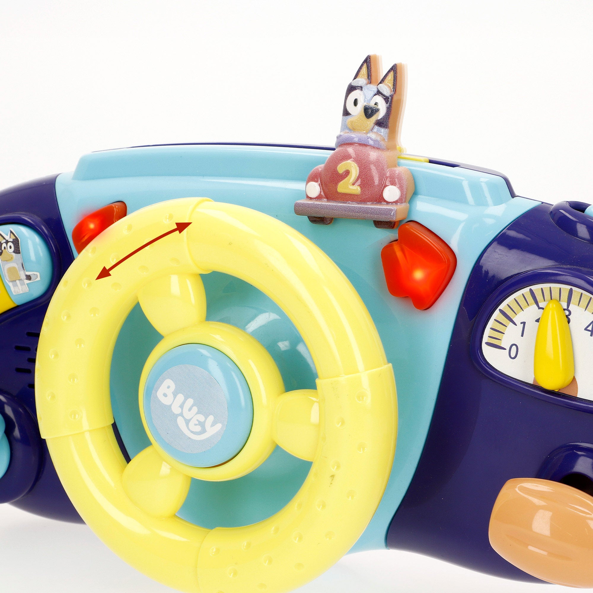 Bluey Volante para carro de bebé con actividades