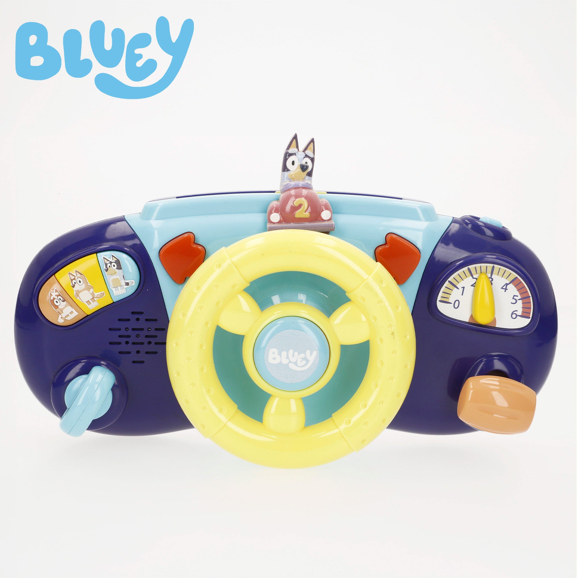 Bluey Volante para carro de bebé con actividades
