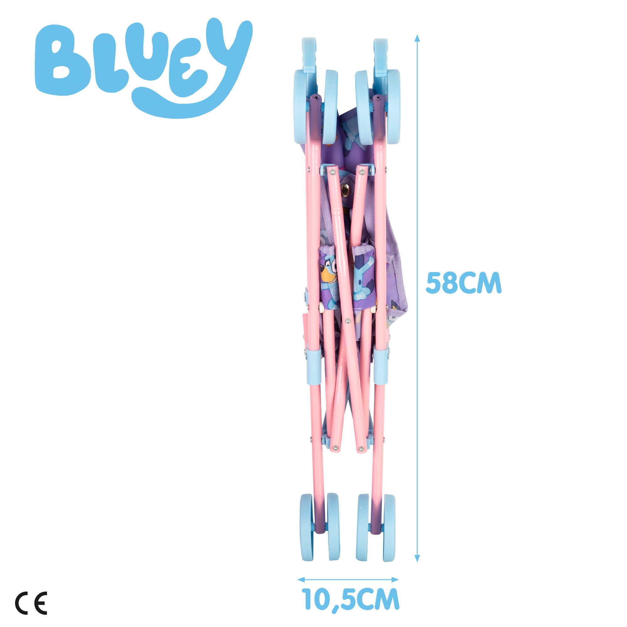Bluey Silla paseo muñecas 53 cm