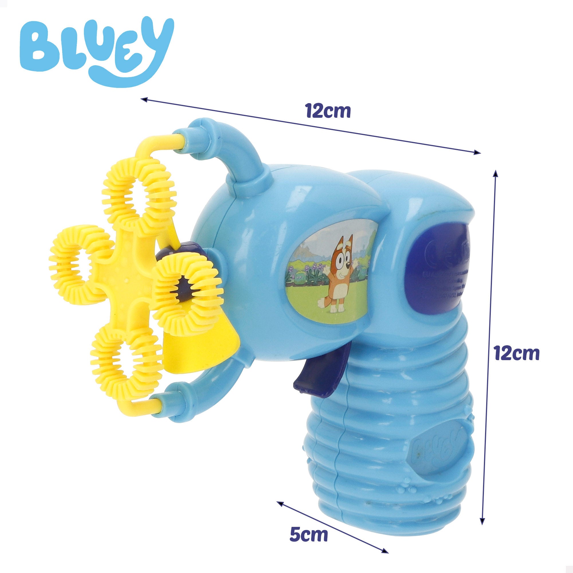 Bluey Pistola de pompas de jabón eléctrica 50 ml