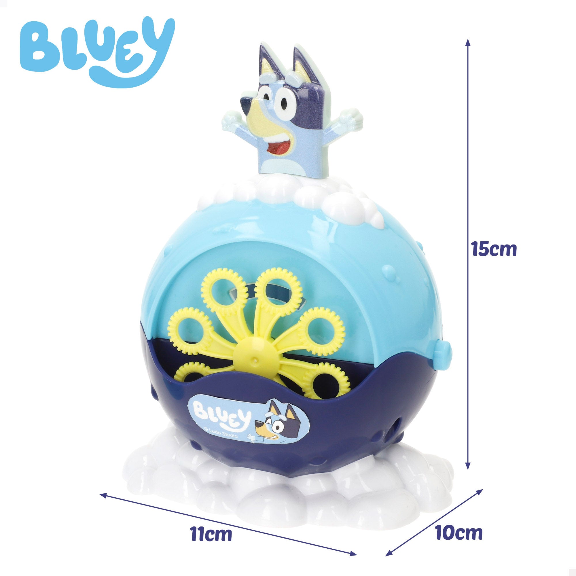 Bluey Máquina de pompas de jabón eléctrica 59 ml