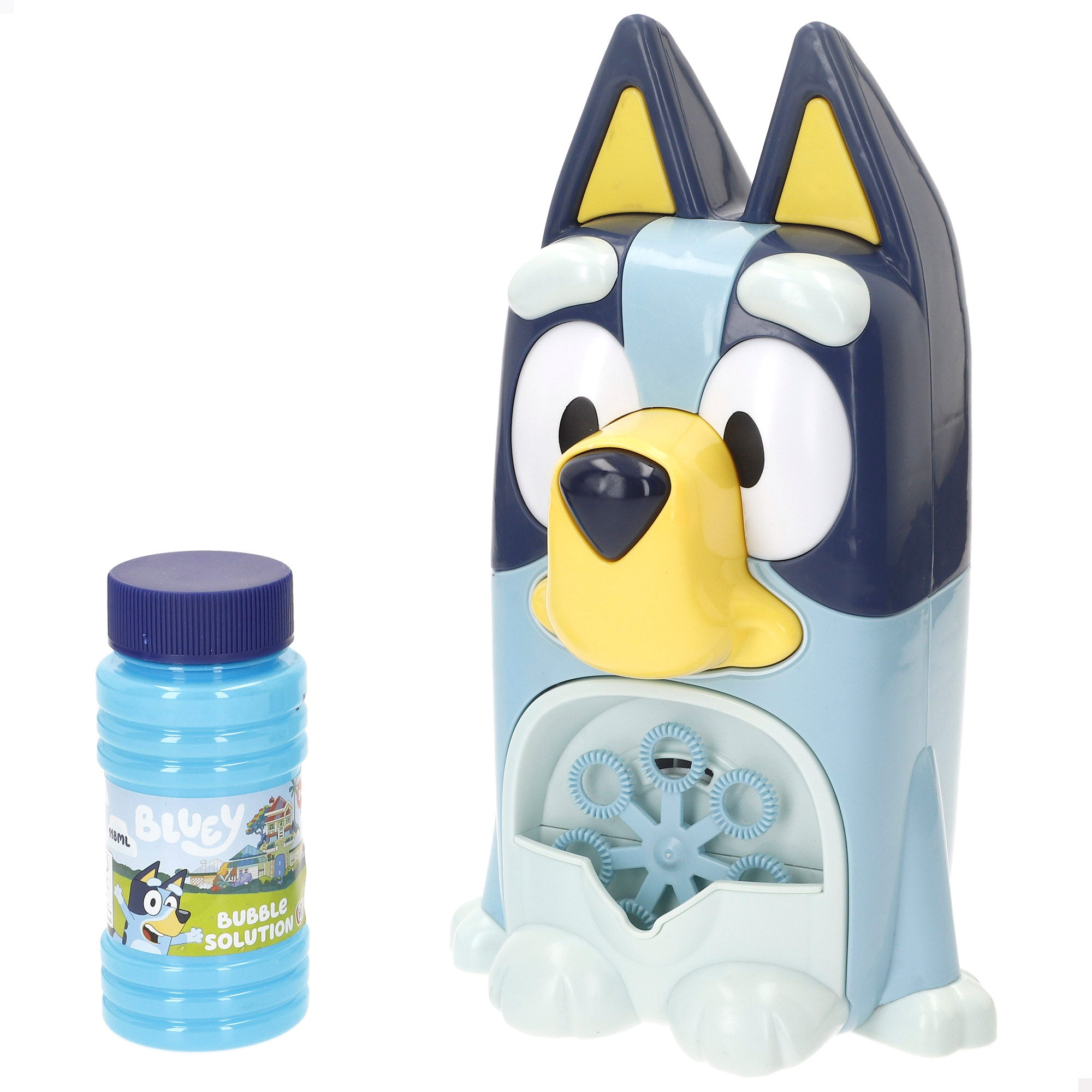 Bluey Máquina de pompas de jabón eléctrica 118 ml