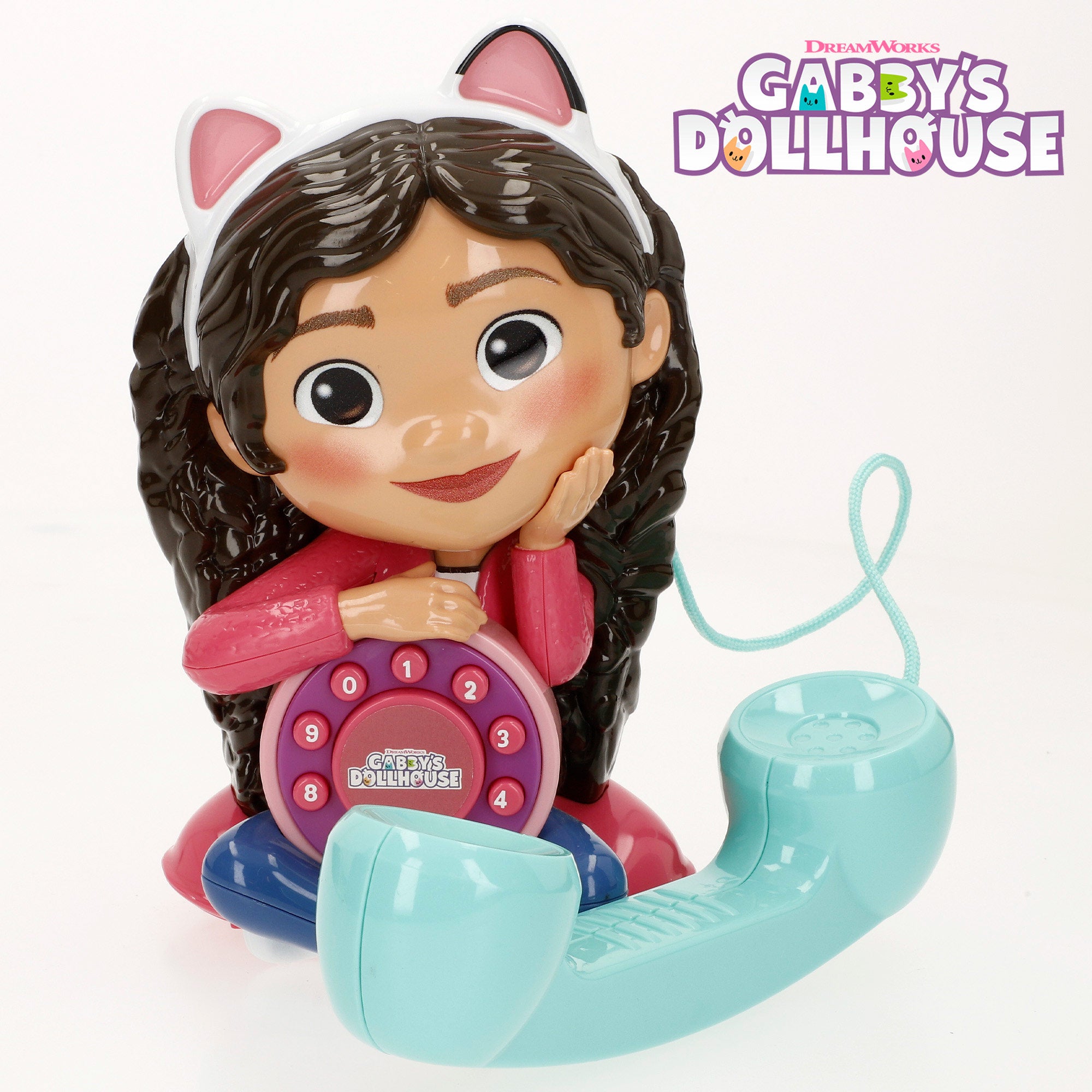 Gabby's Dollhouse Teléfono interactivo de juguete con sonidos y melodías