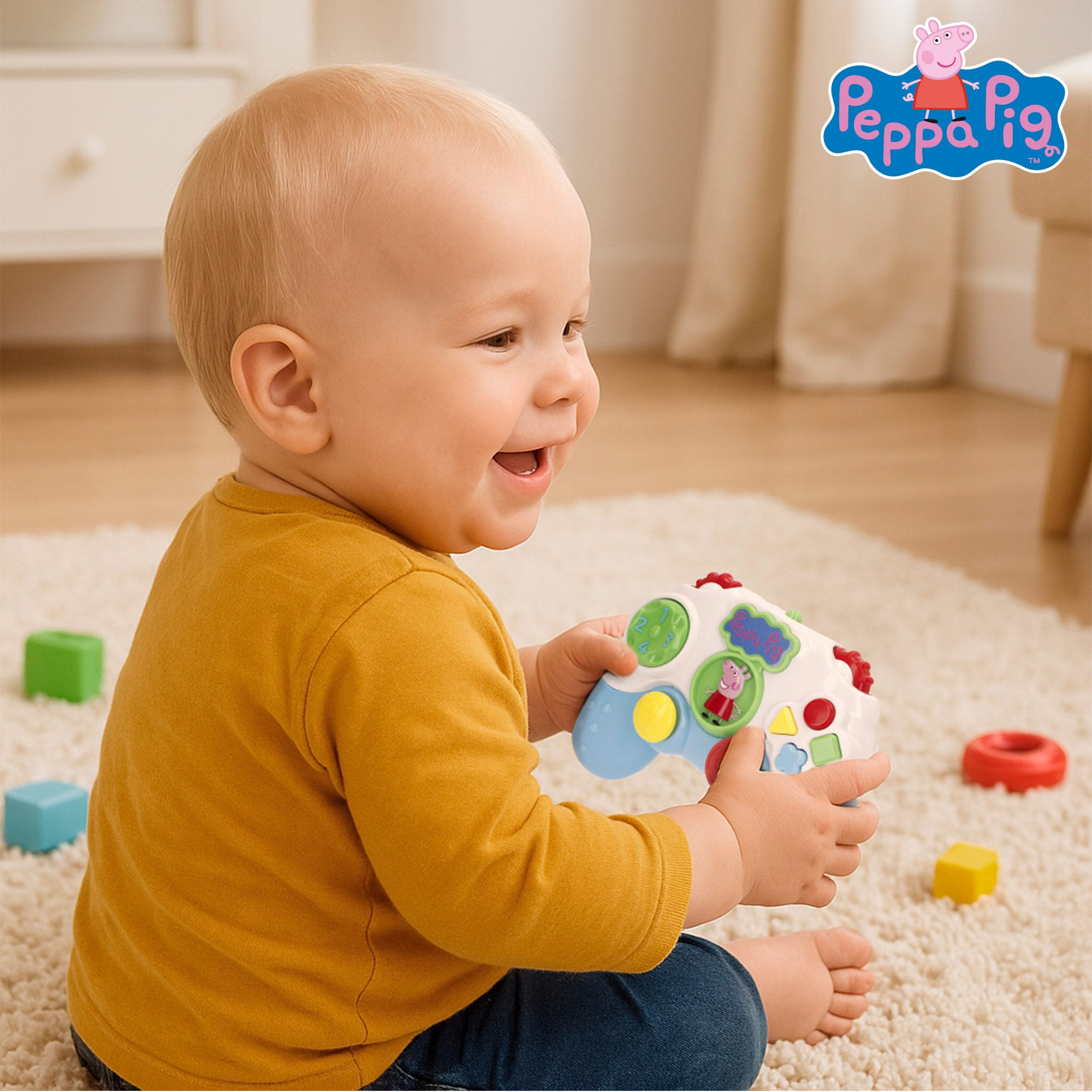 Peppa Pig Set mandos interactivos bebé con luz y sonido